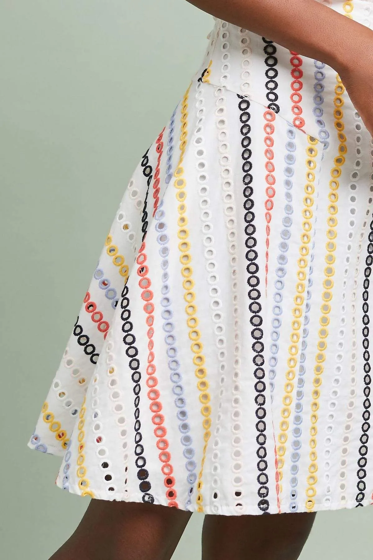 Colorful Eyelet Skirt cool factor