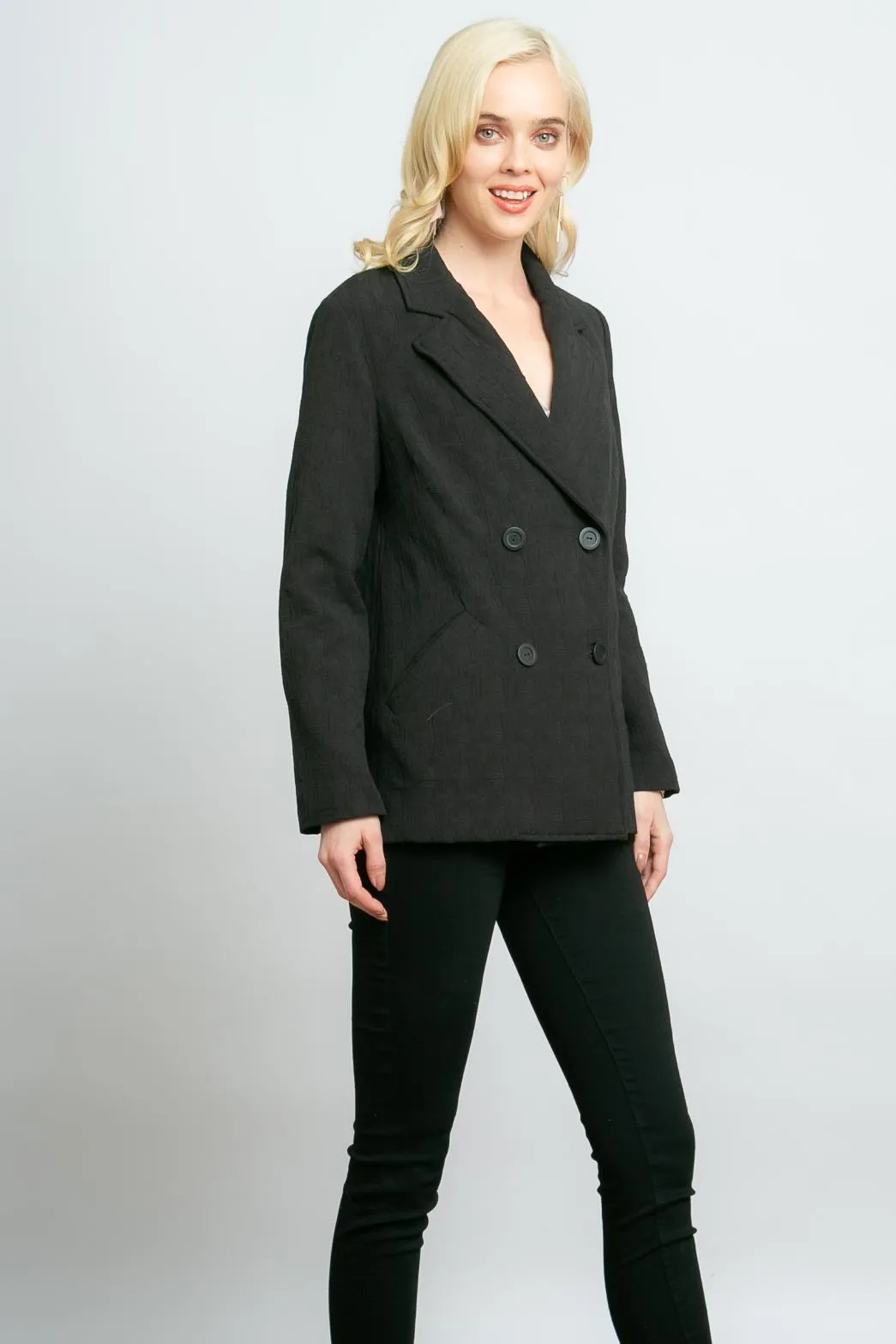 Comfort Fit Oberon Jacket - Black Pebble