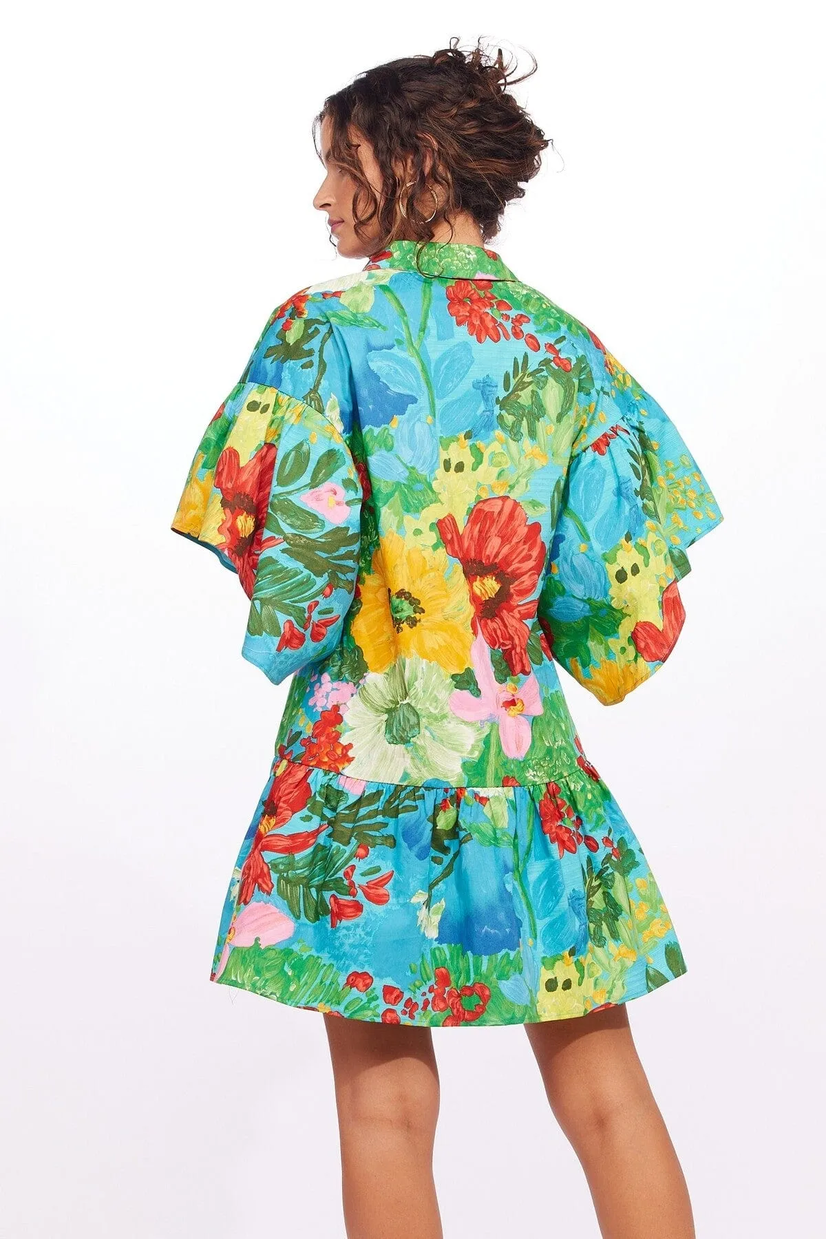 Comfort Wear Mallory Mini Dress with Tiered Sleeves - Matisse