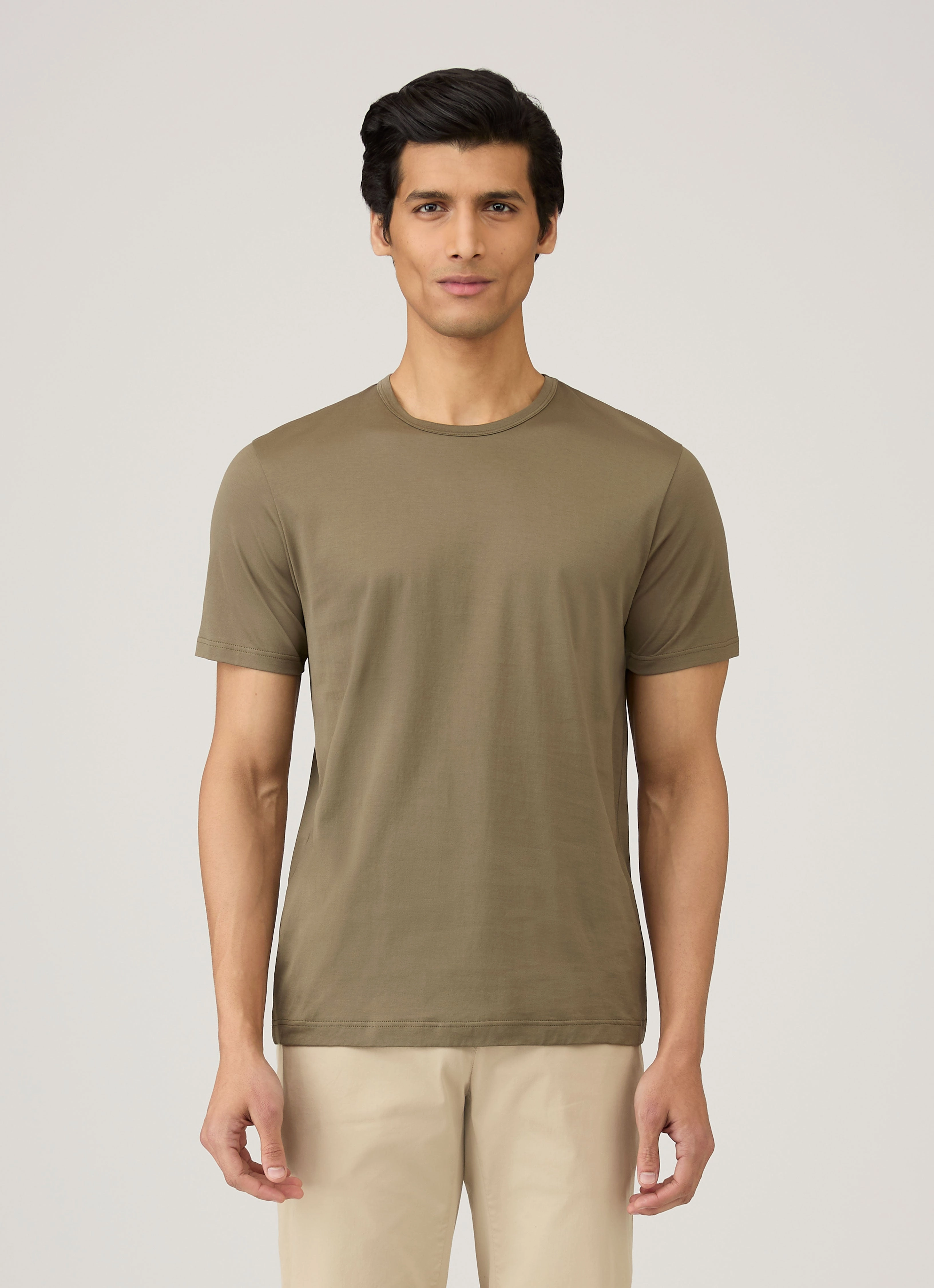 Comfort Clothing Men's Classic T-shirt in Khaki