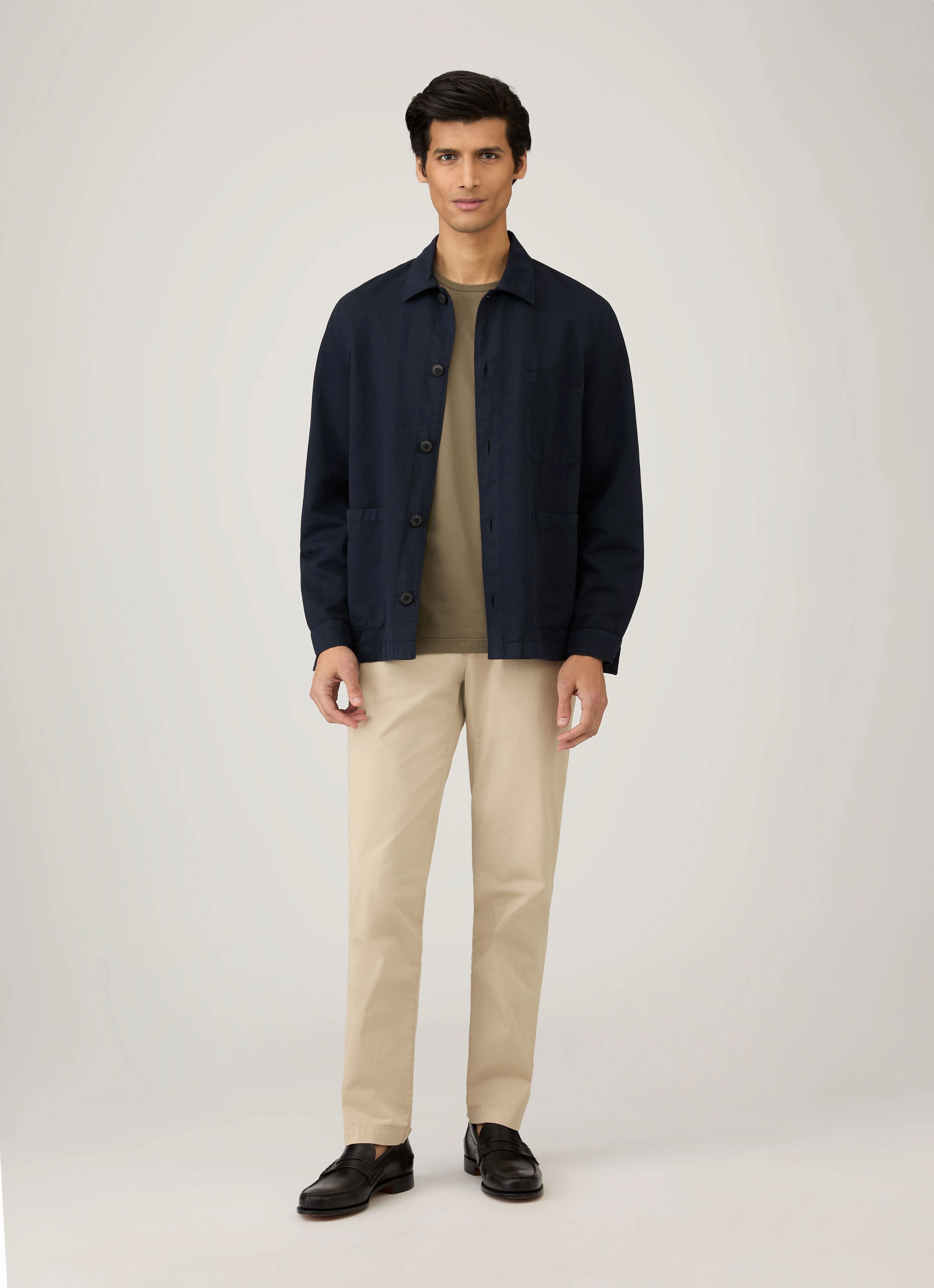 Comfort Clothing Men's Classic T-shirt in Khaki