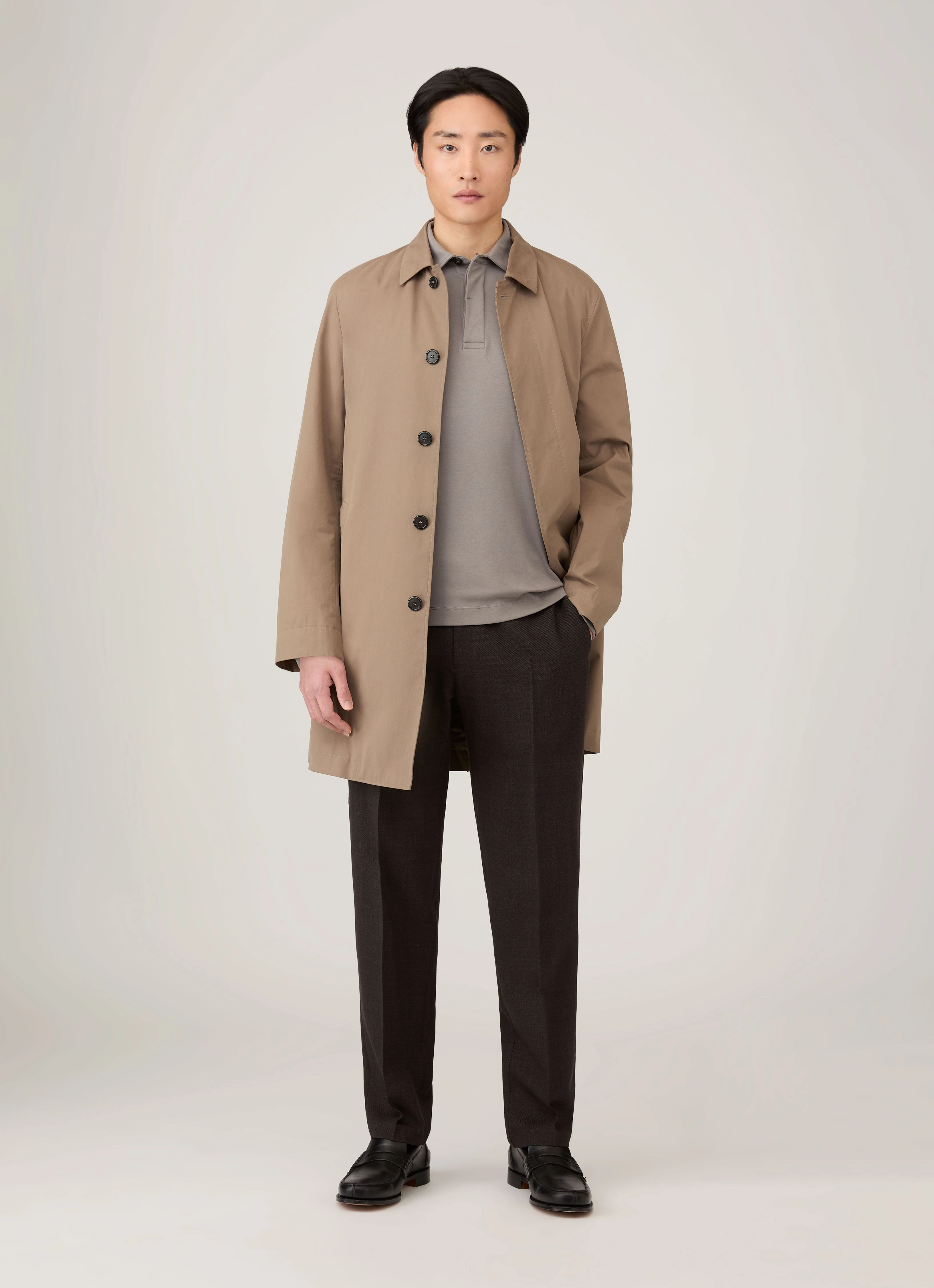 Comfort Wear Men's Heavyweight Rugby Polo Shirt in Iron Grey