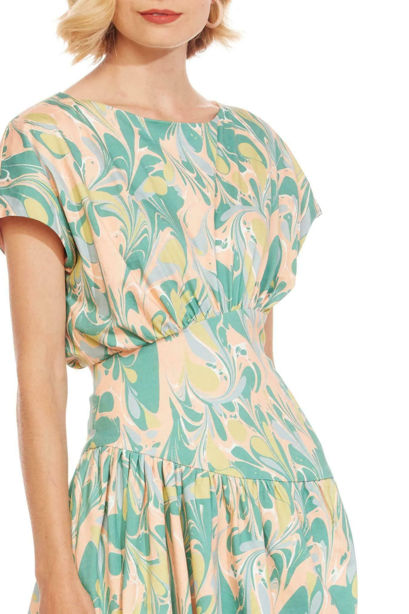 Comfortable Ensemble Clarice Dress - Liquid Marble