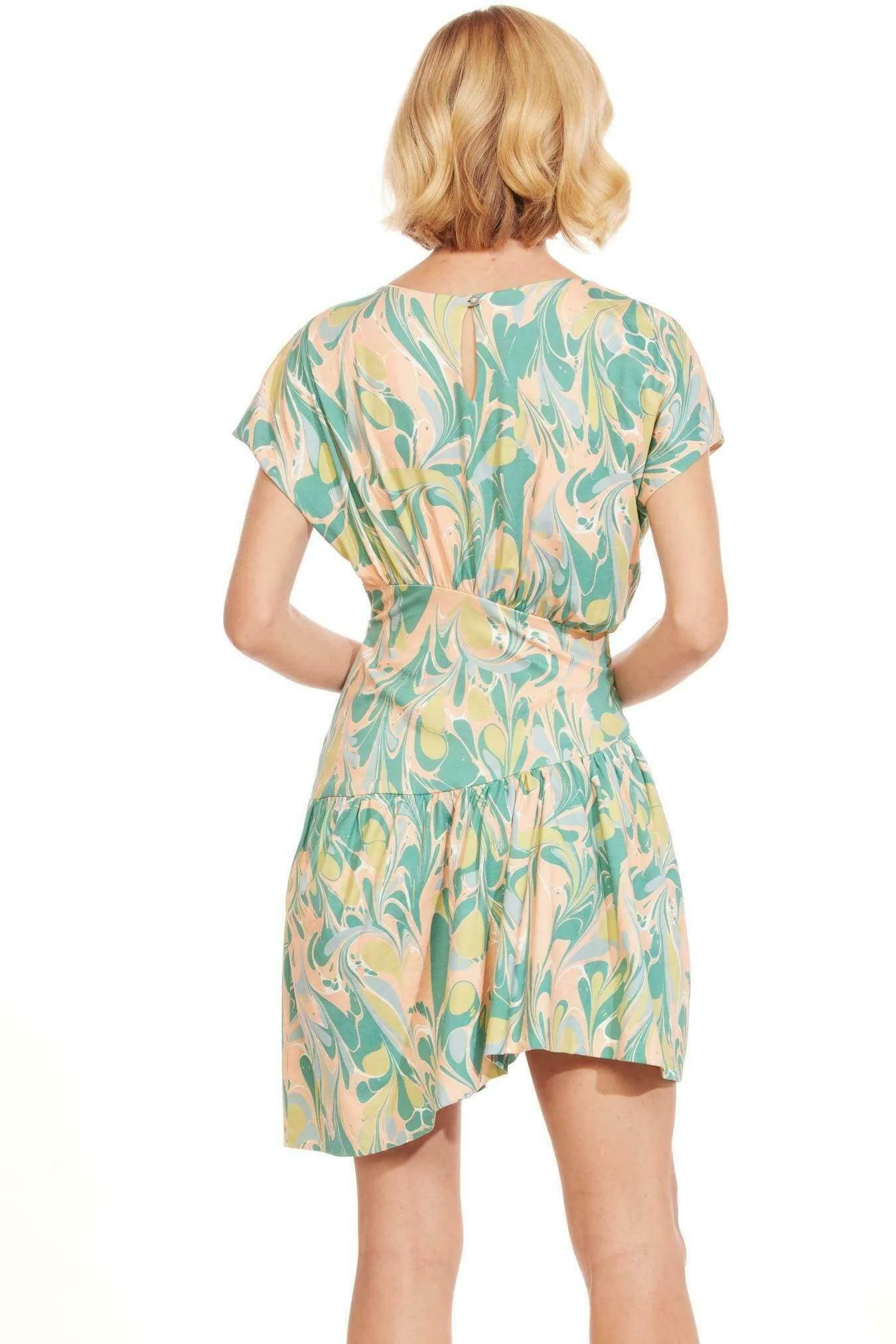 Comfortable Ensemble Clarice Dress - Liquid Marble