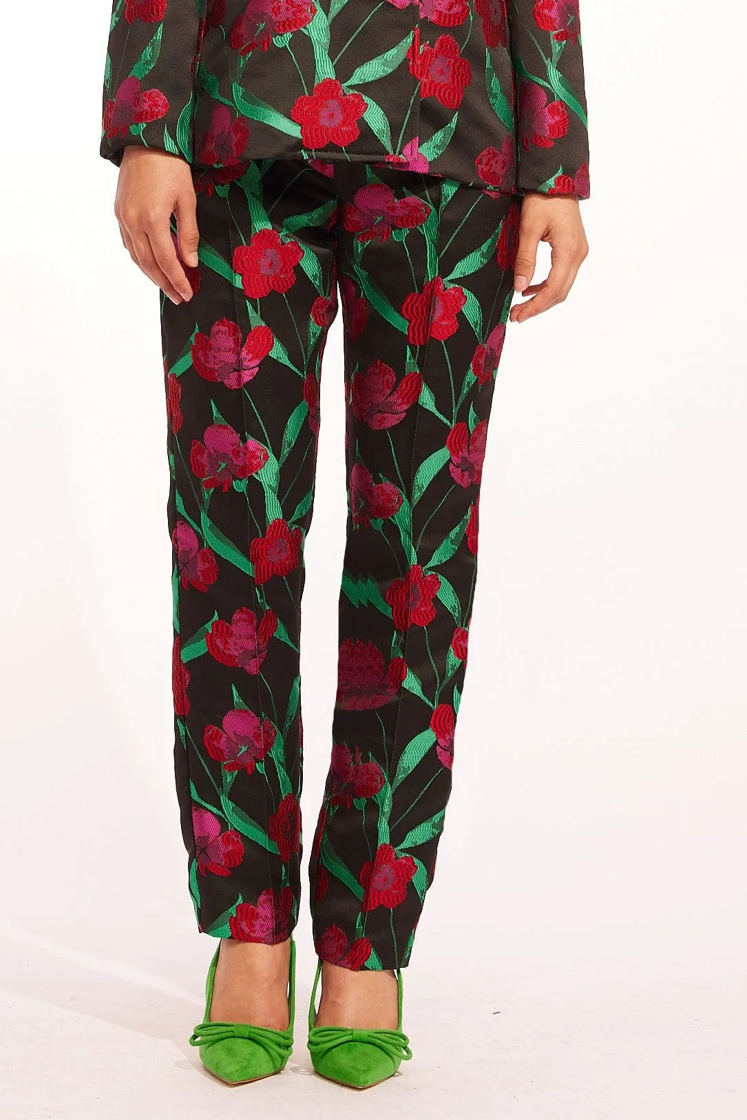 Comfortable Waist Lima Pants - Roses and Thorns