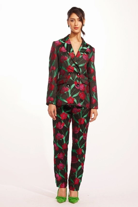 capri type Lima Pants - Roses and Thorns