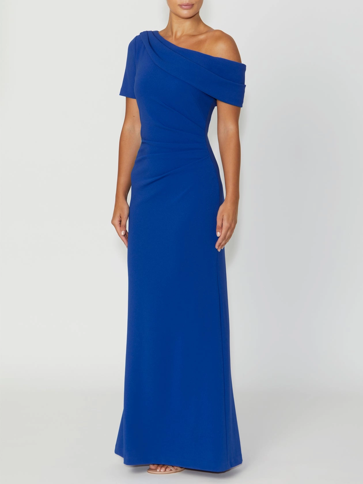 Contrast Stitch Sasha Blue Gown