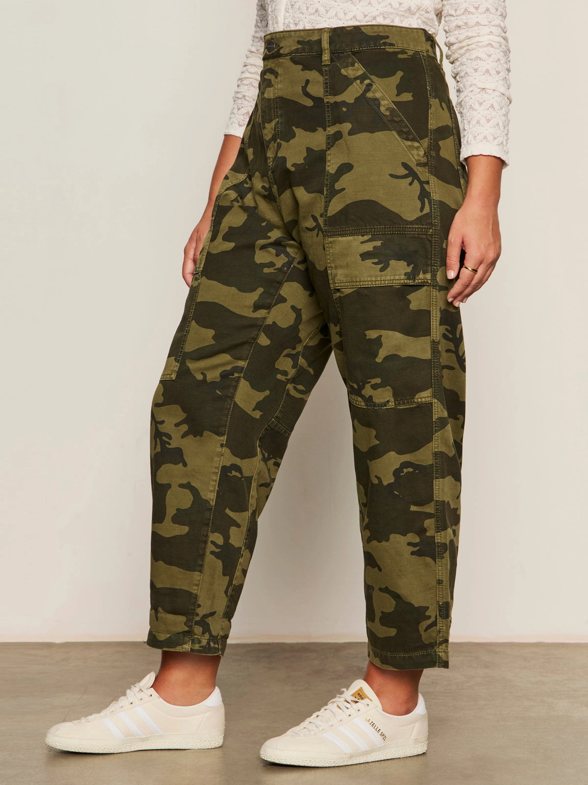 Cool Boyfriend Utility Pant Rambler Camo Extended Sizing