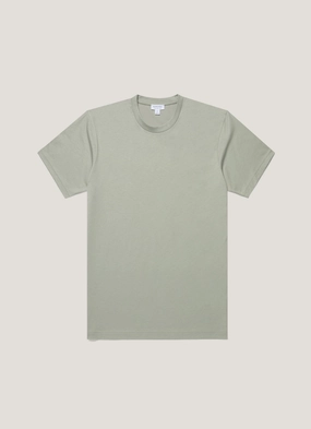 Outdoor Daily Look Versatile basic wear Men's Riviera Midweight T-shirt in Pastel Green