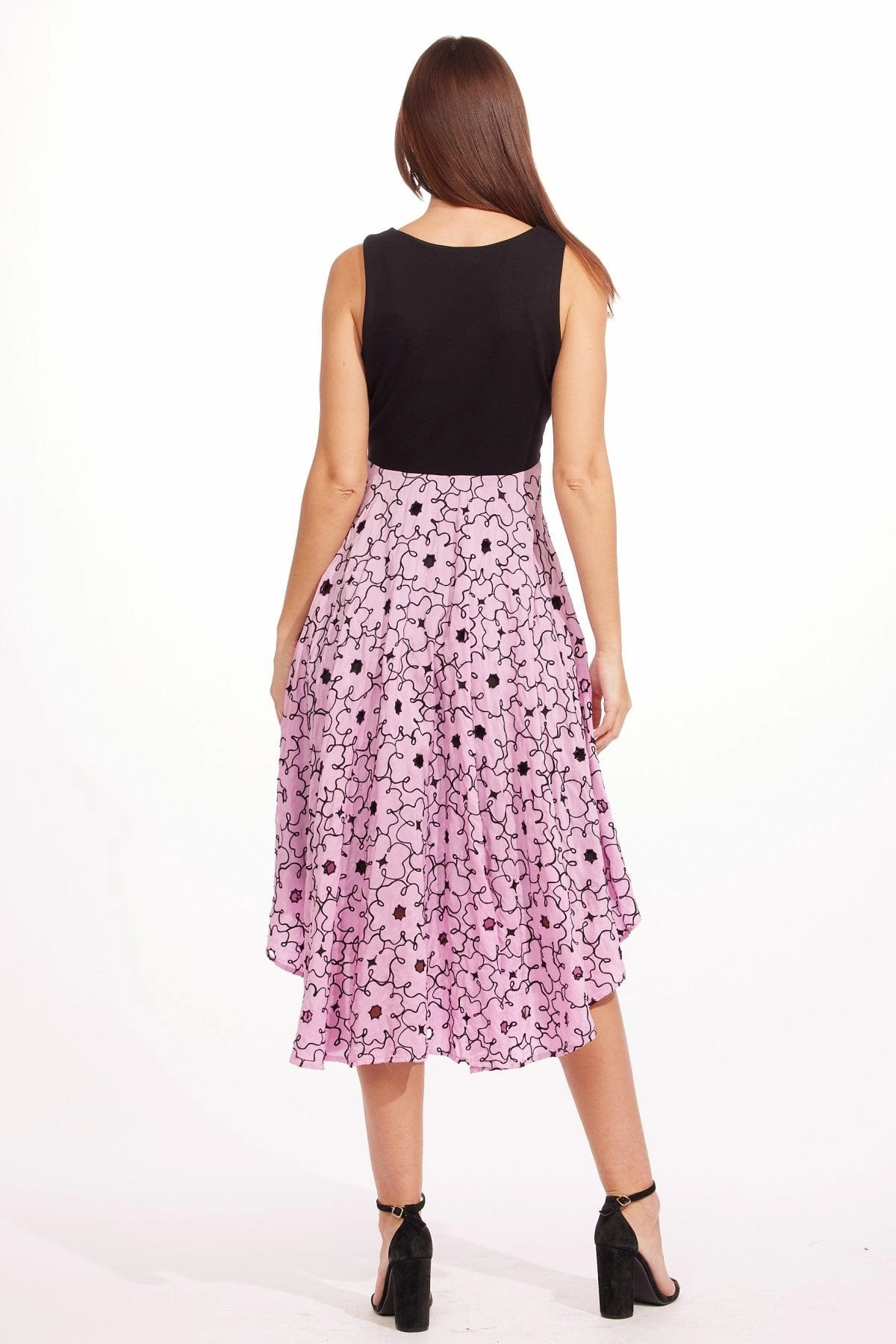 Cordelia Dress - Carnation Hem Bow