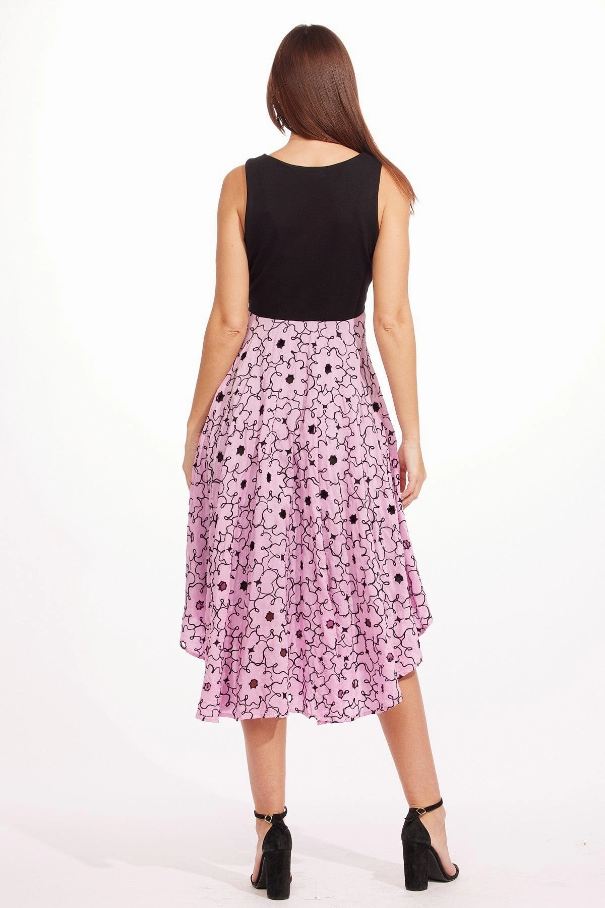 Cordelia Dress - Carnation Sleek Look