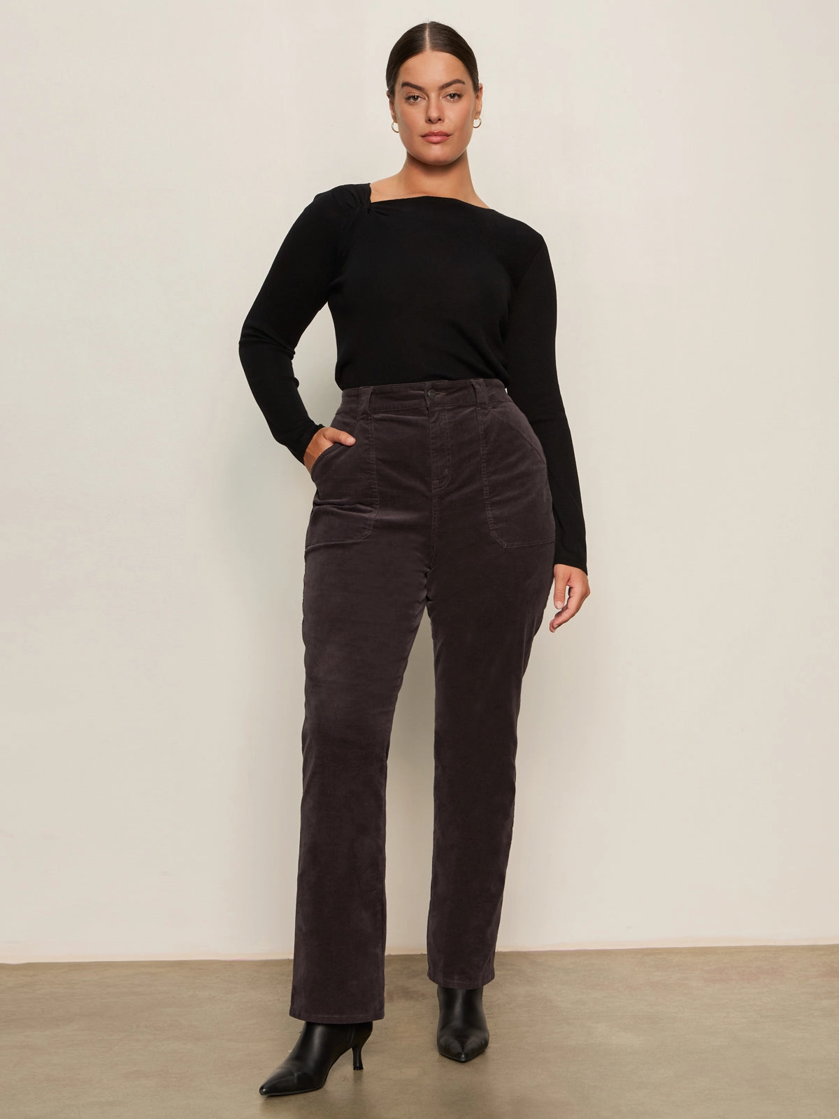 Corduroy Hayden Bootcut Pant Semi Sweet Extended Sizing Cotton-soft