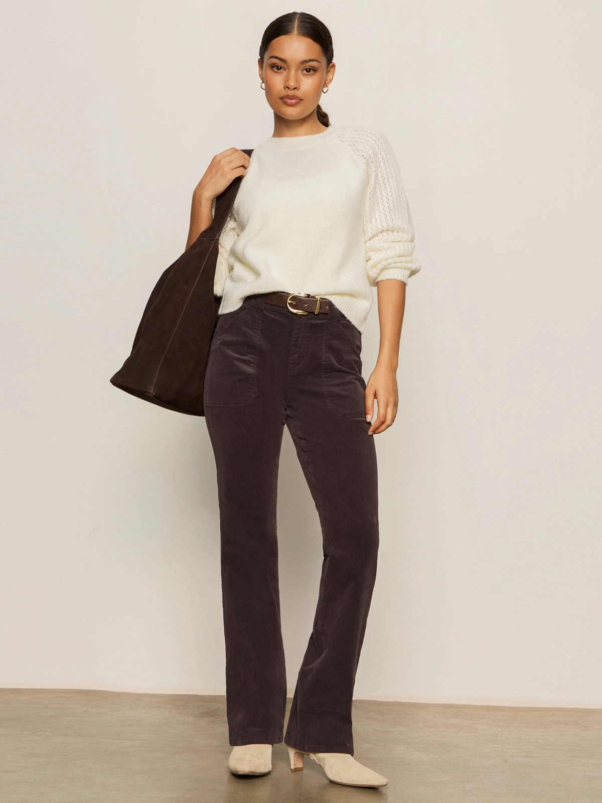 Corduroy Hayden Bootcut Pant Semi Sweet Petites Comfortable Waist