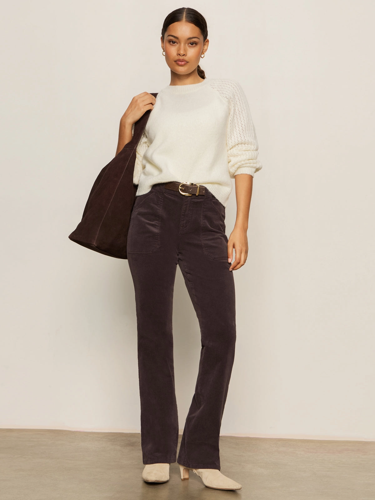 Corduroy Hayden Bootcut Pant Semi Sweet Petites Comfortable Waist