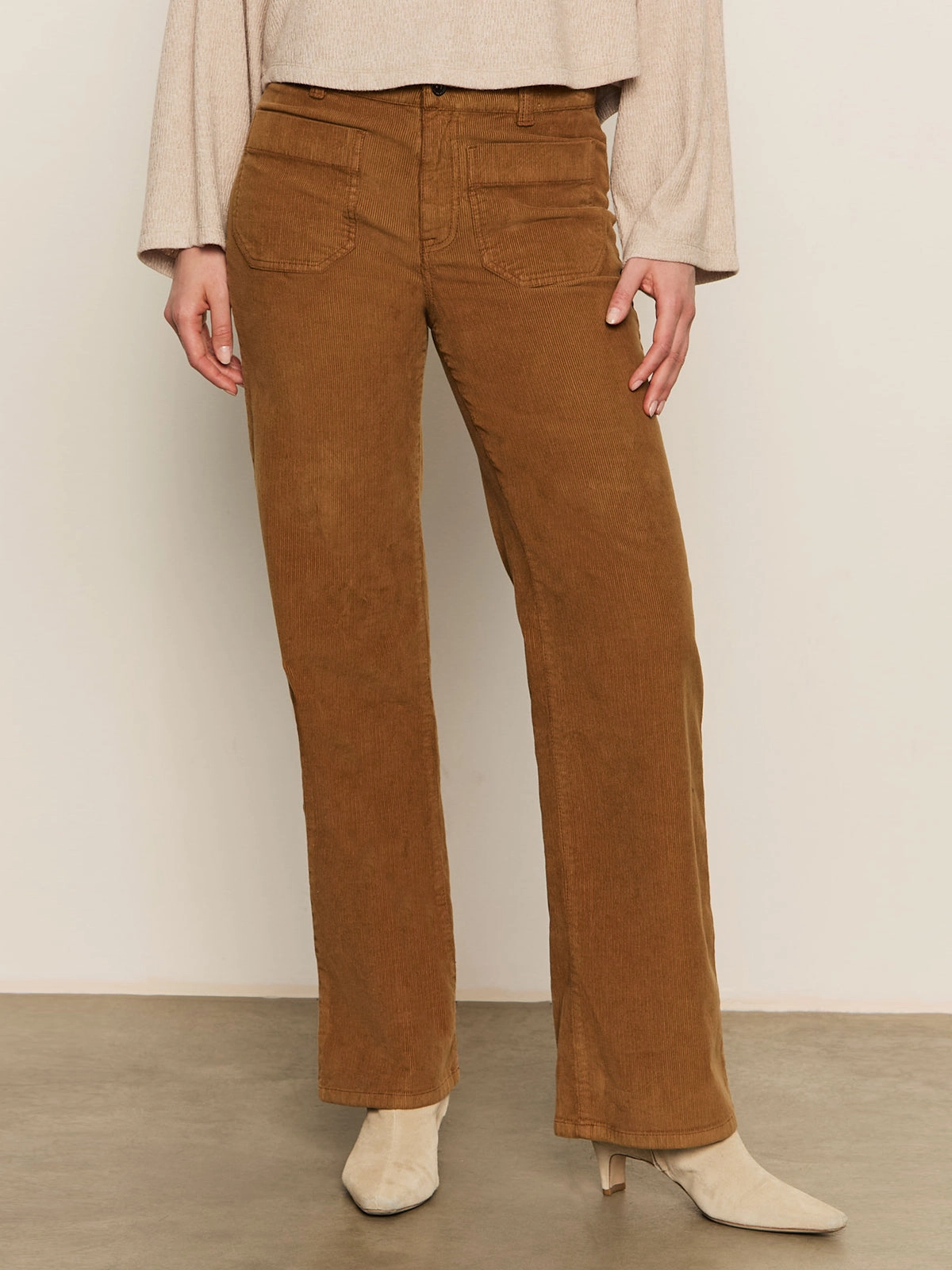Corduroy Marine Pant Bronze Active Fit