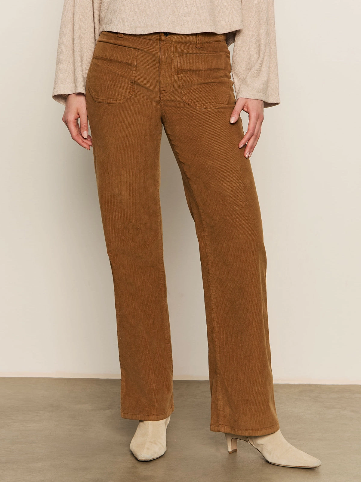 Corduroy Marine Pant Bronze Active Fit