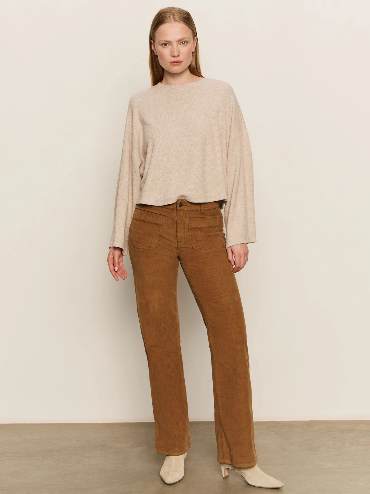 Corduroy Marine Pant Bronze Active Fit
