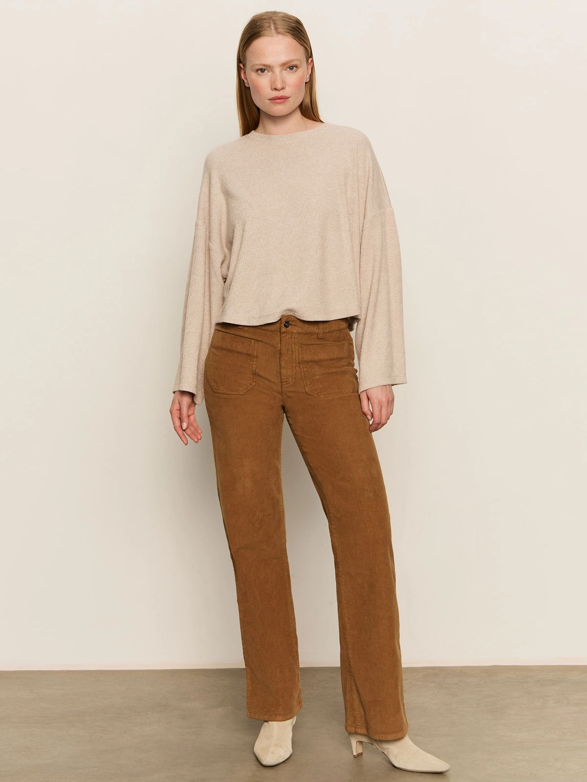 Corduroy Marine Pant Bronze Active Fit