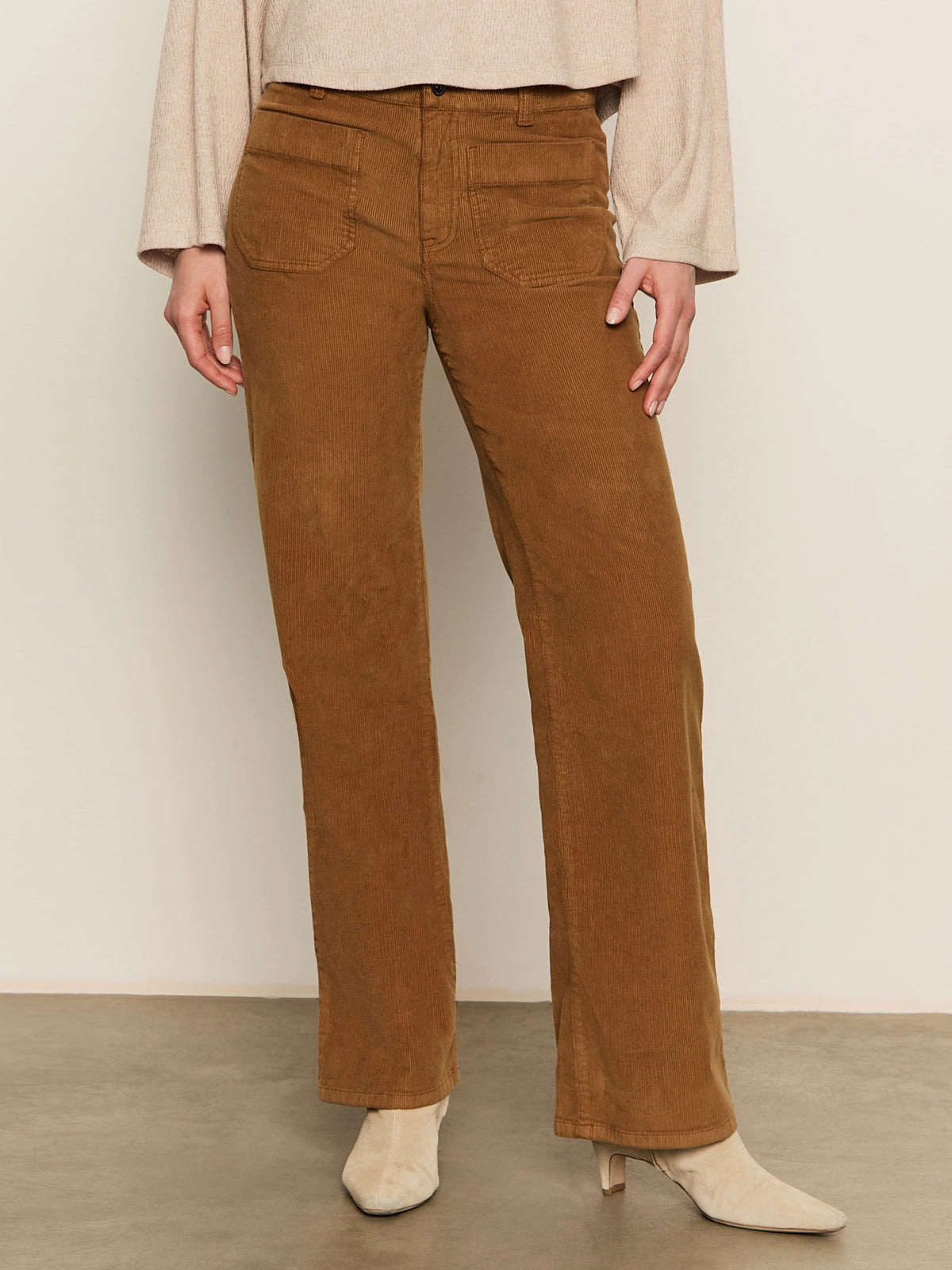 Corduroy Marine Pant Bronze Active Fit