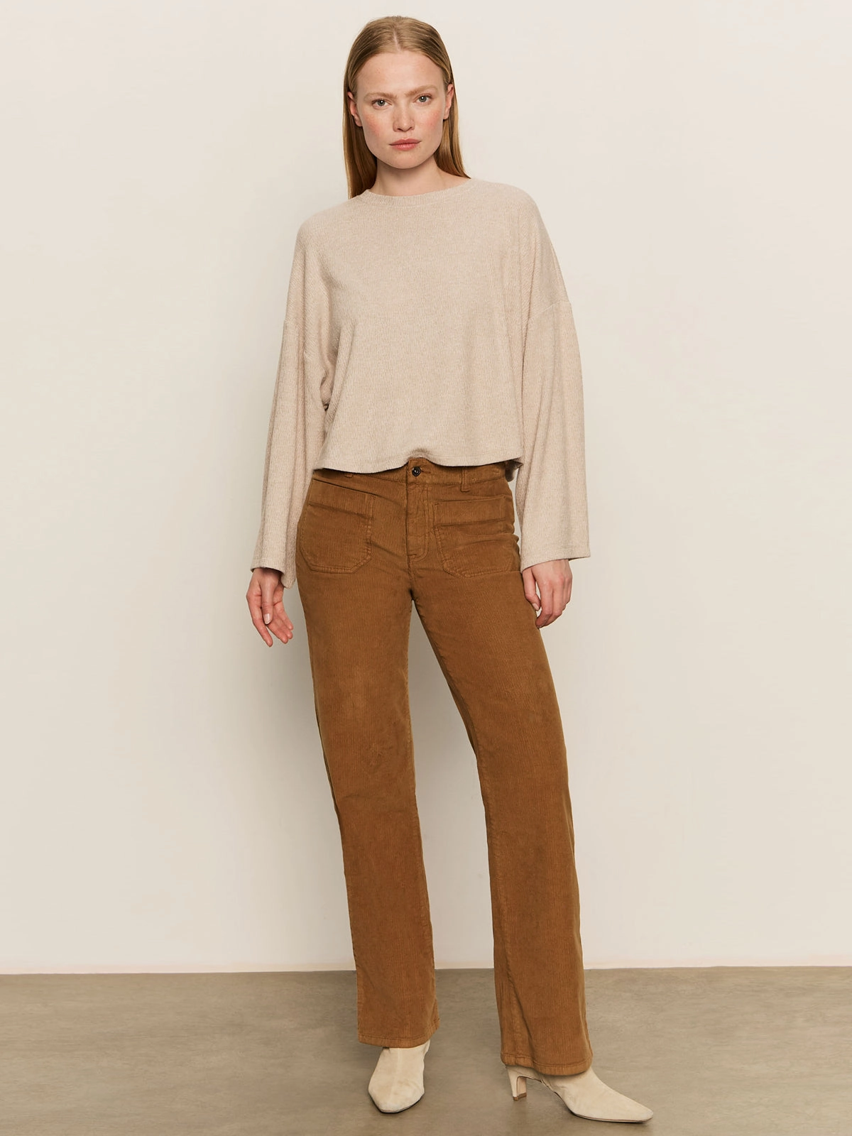 Corduroy Marine Pant Bronze Active Fit