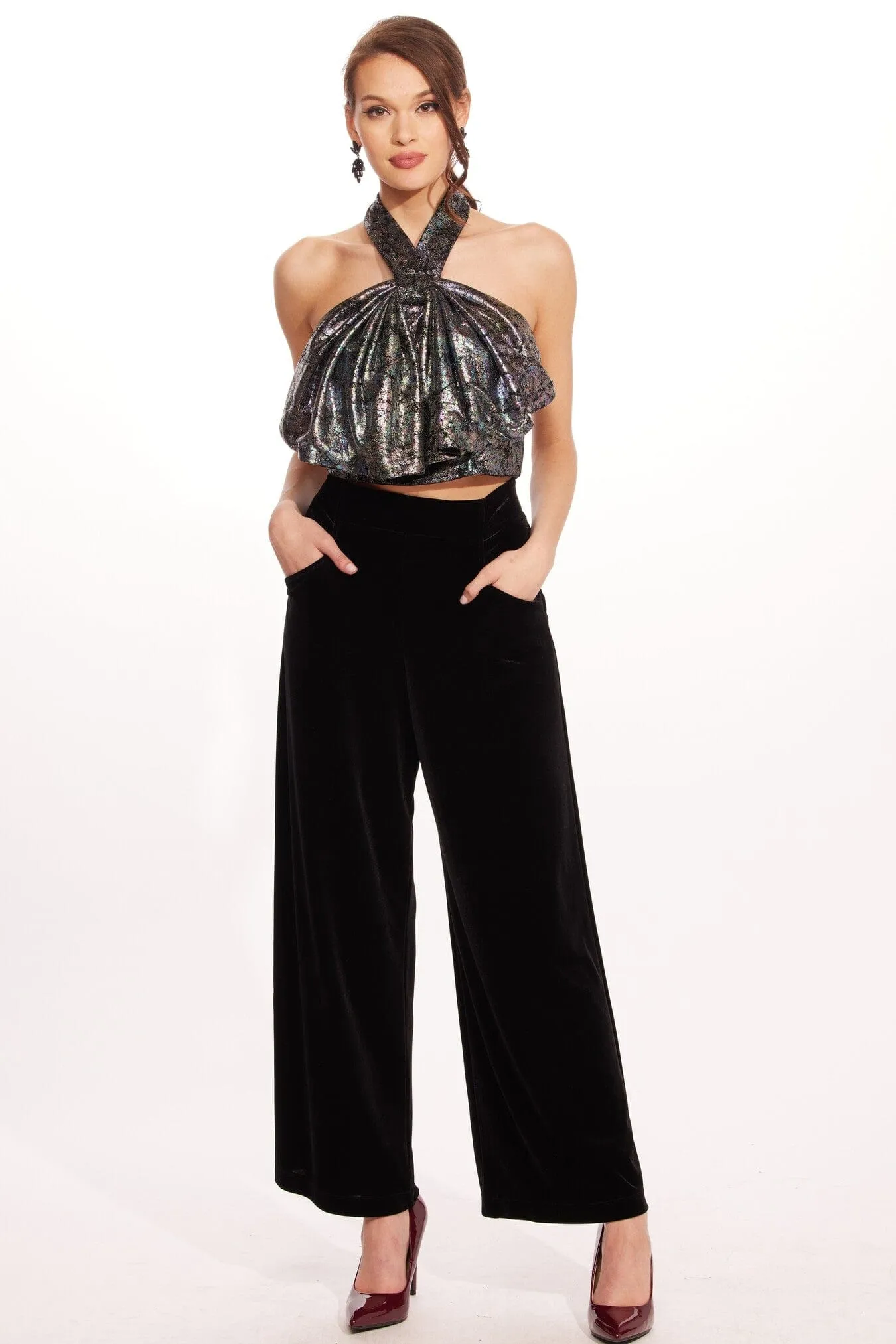 Cotton-soft Hepburn Pant - Black Velvet