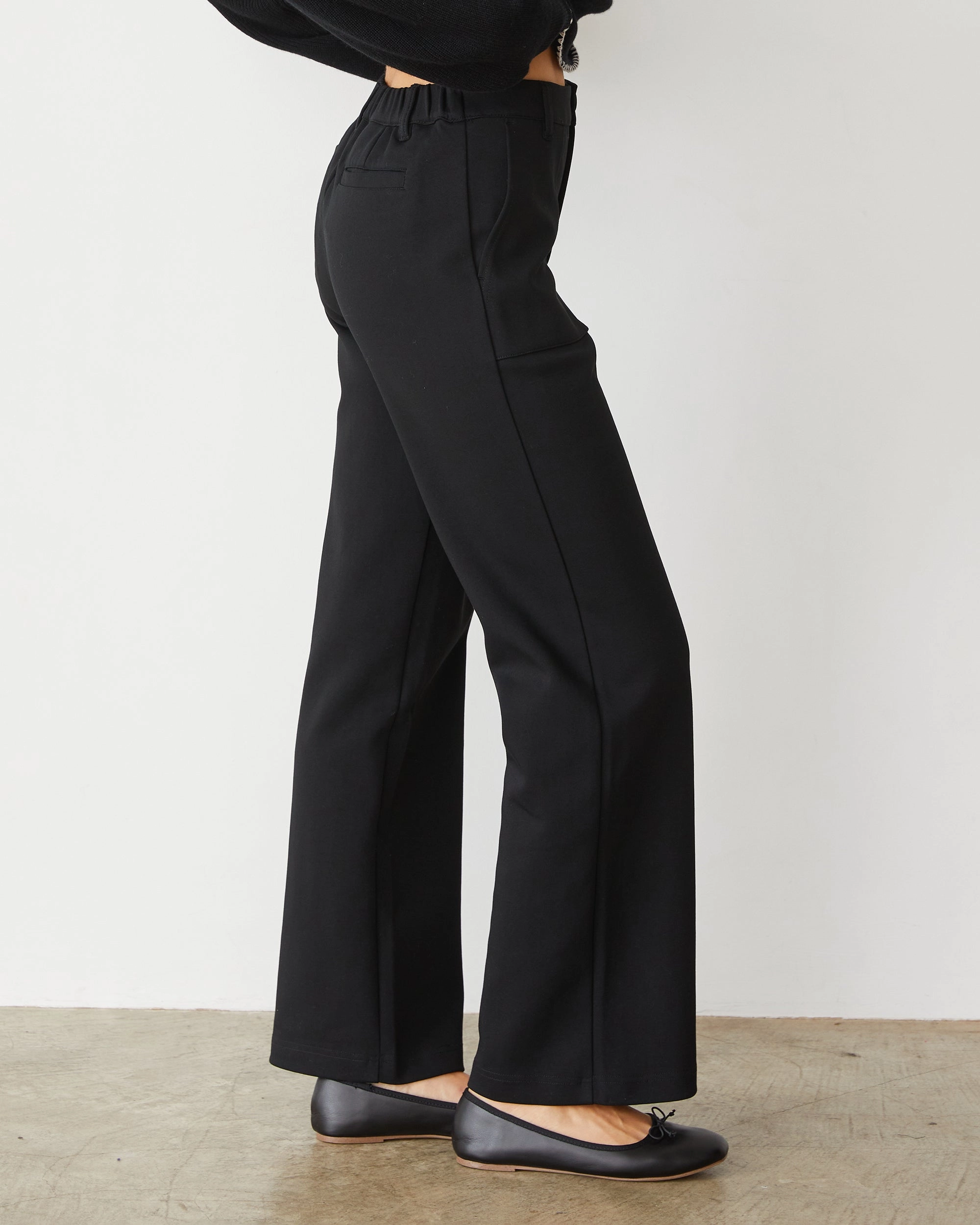 Cotton Knit Patch Pocket Pant Beach