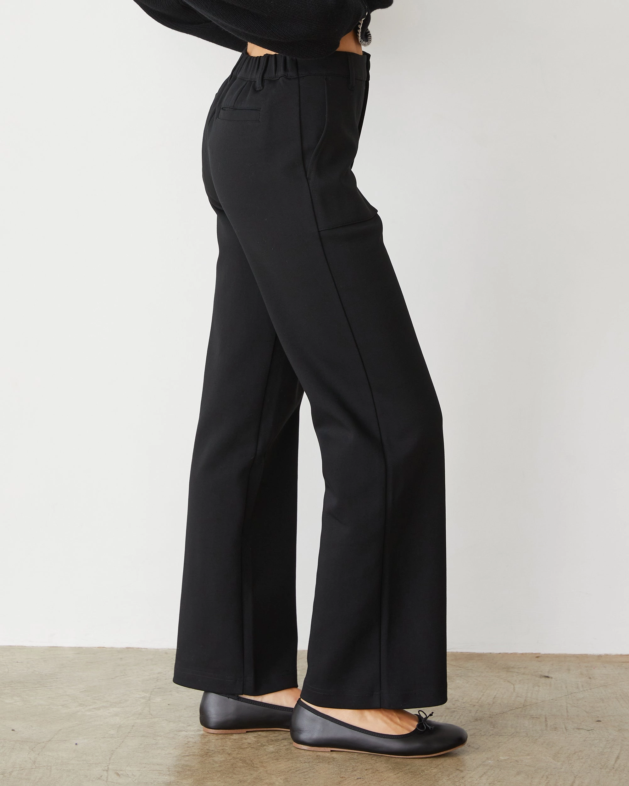 Cotton Knit Patch Pocket Pant Beach