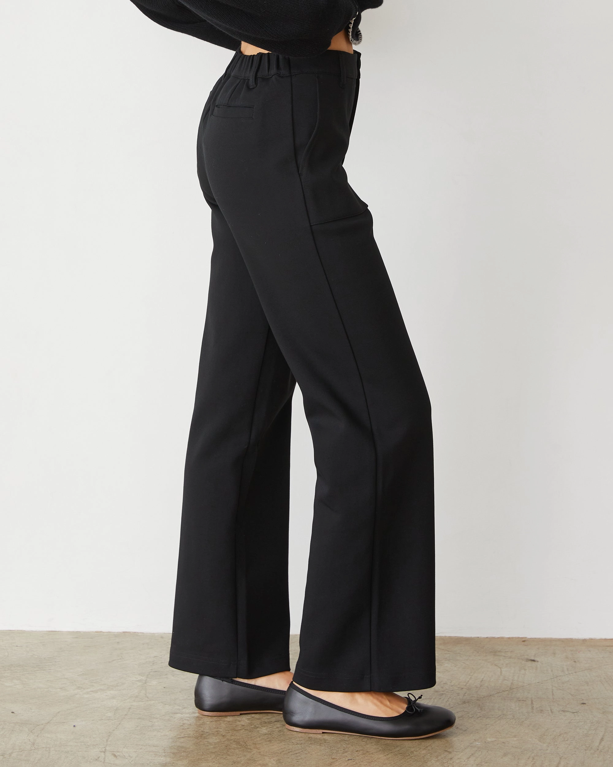 Cotton Knit Patch Pocket Pant Modern Summer