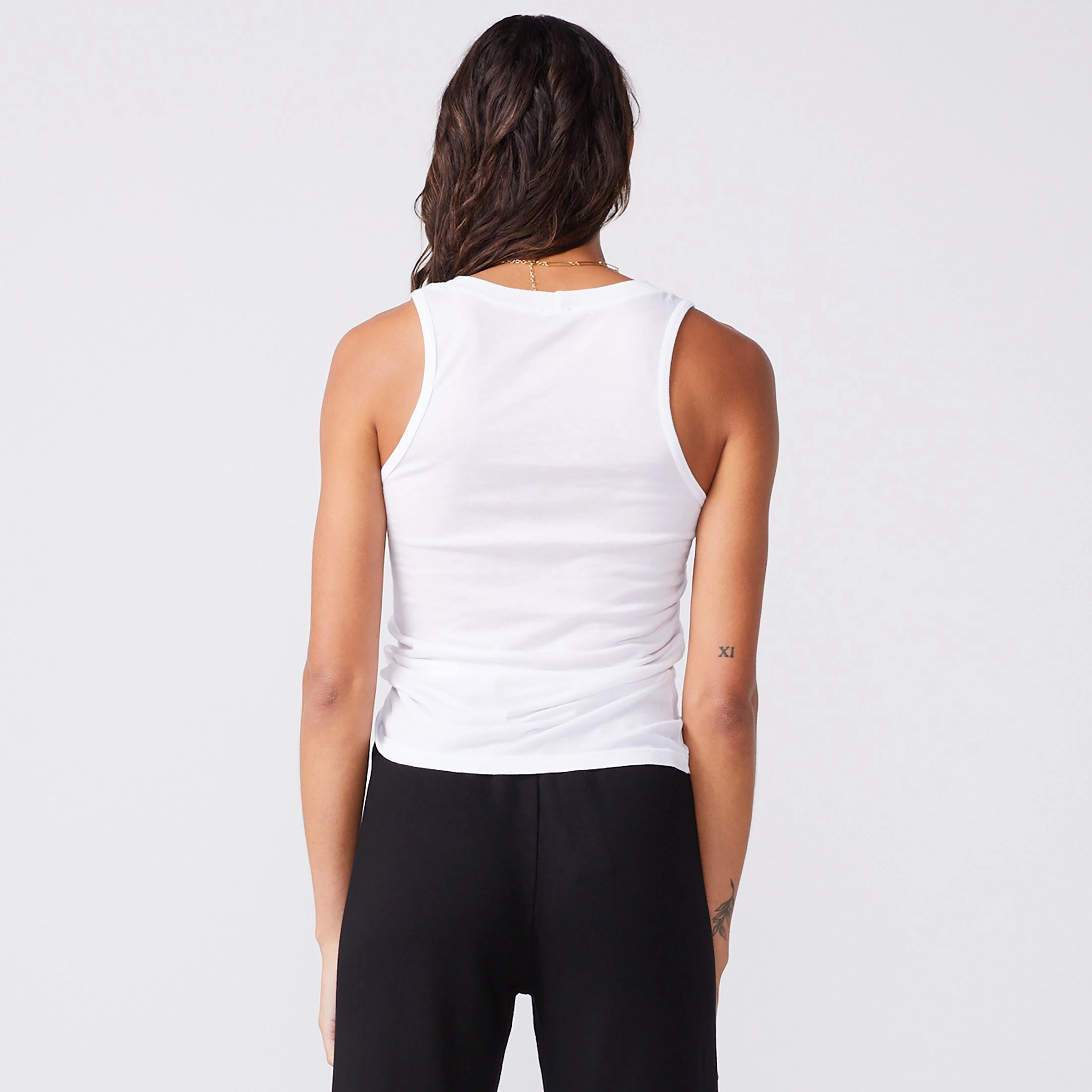 Cotton Modal Narrow Tank Shape Enhancing