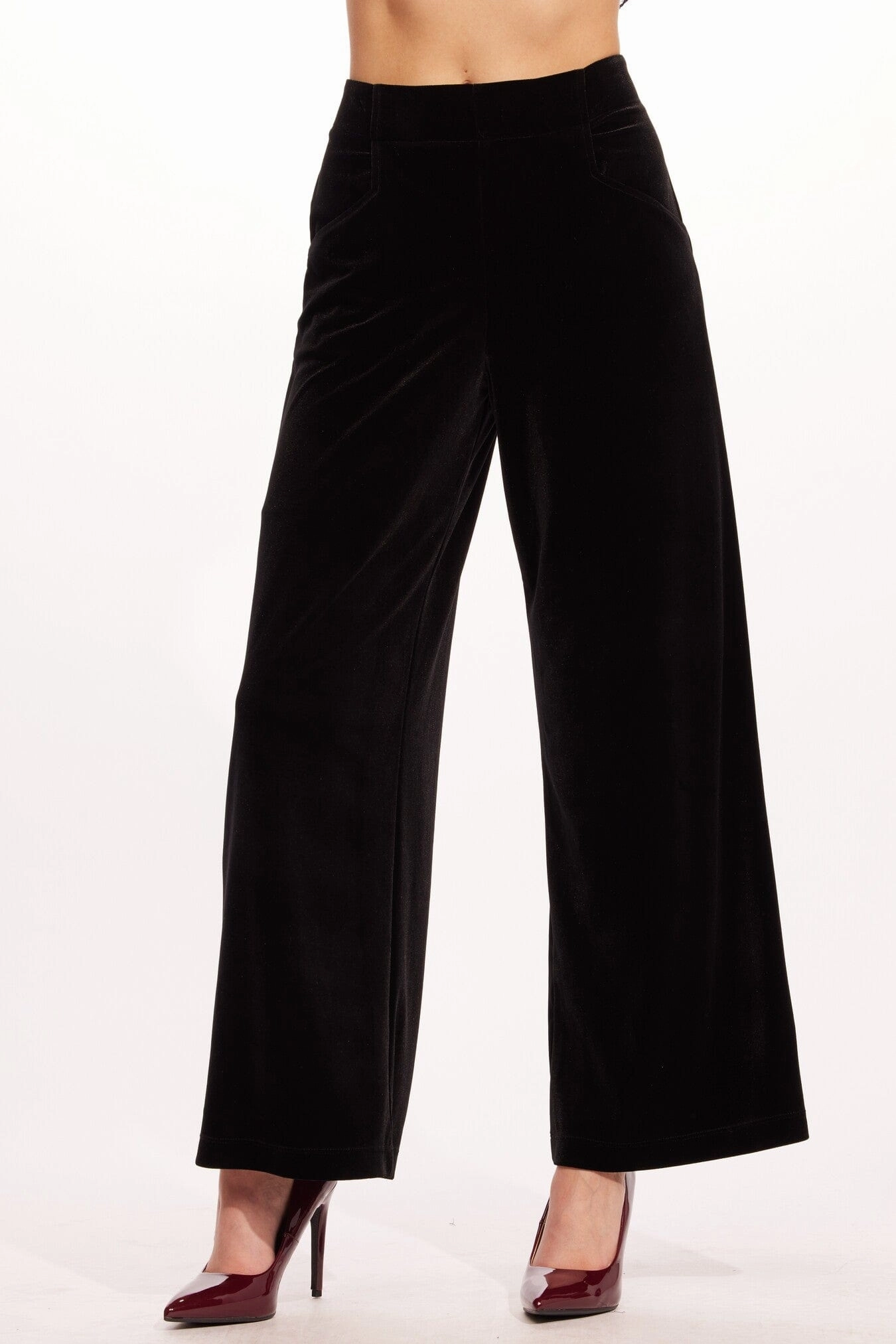 Cotton-soft Hepburn Pant - Black Velvet