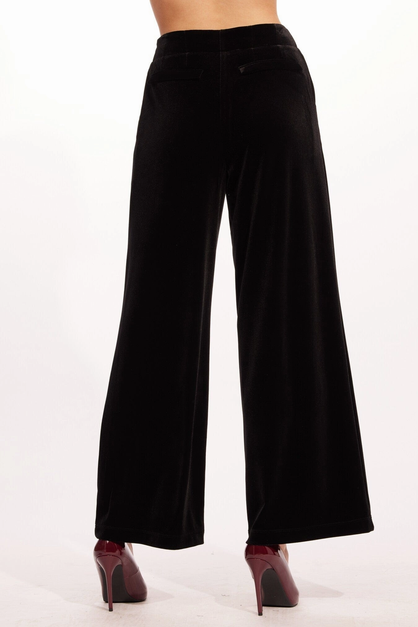 Cotton-soft Hepburn Pant - Black Velvet