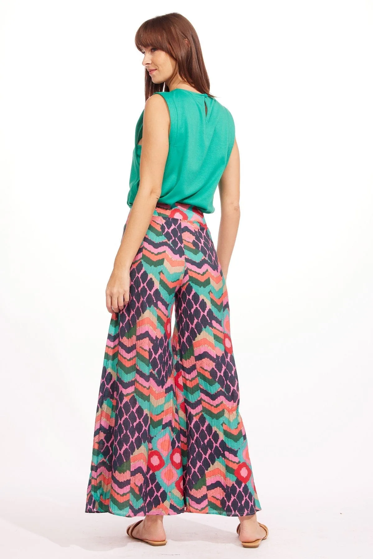 Cozy Waistband Rabia Pants - Vegas Volt