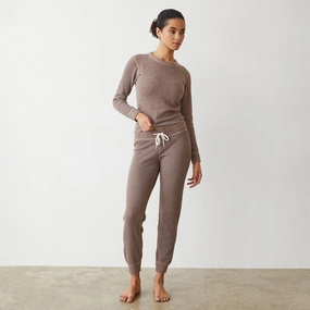 Everyday Comfort Cozy Heather Thermal Cuff Sweat