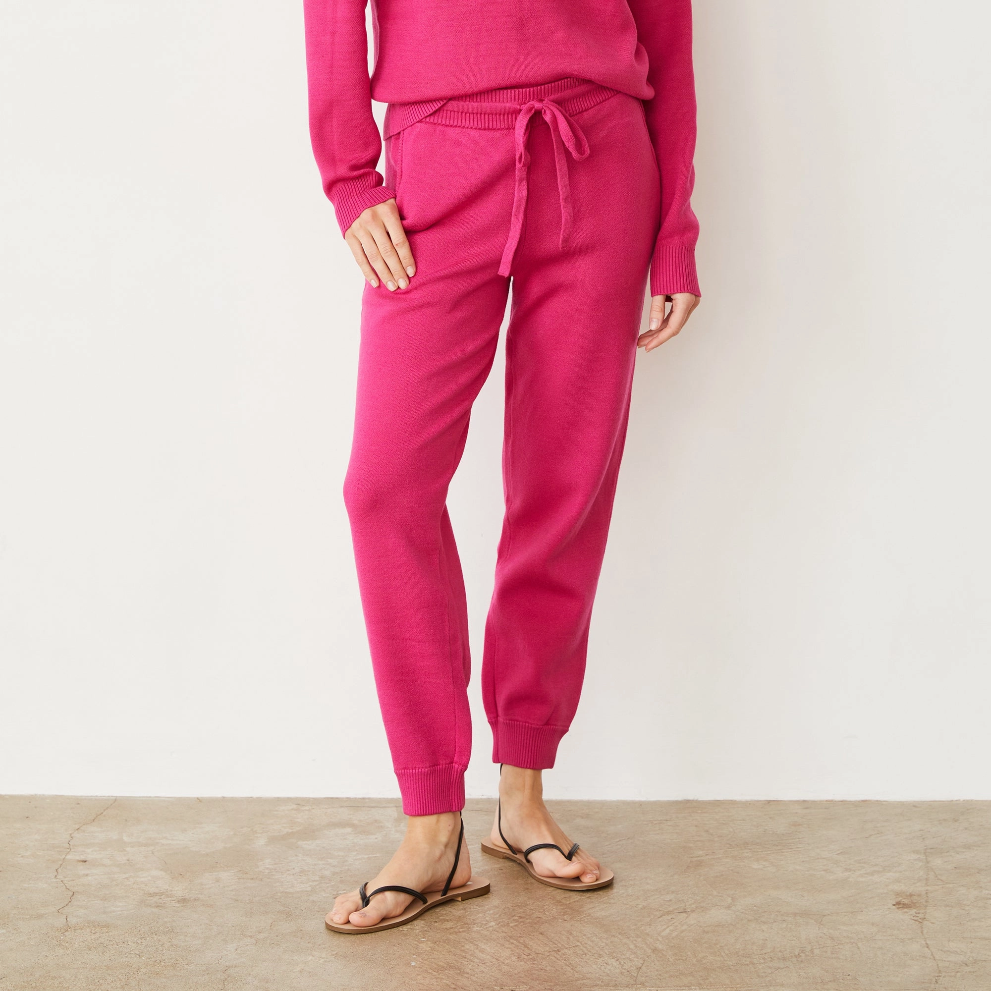 Cozy Stretch Soft Knit Cuffed Jogger