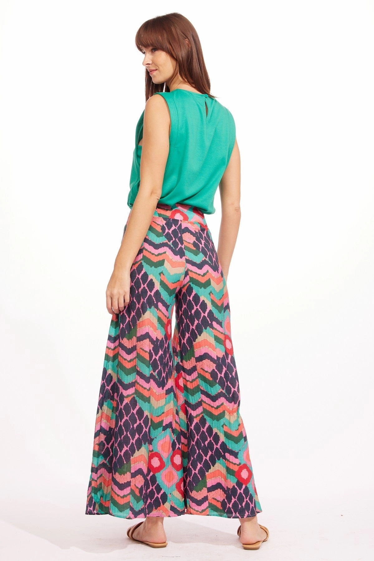 Cozy Waistband Rabia Pants - Vegas Volt