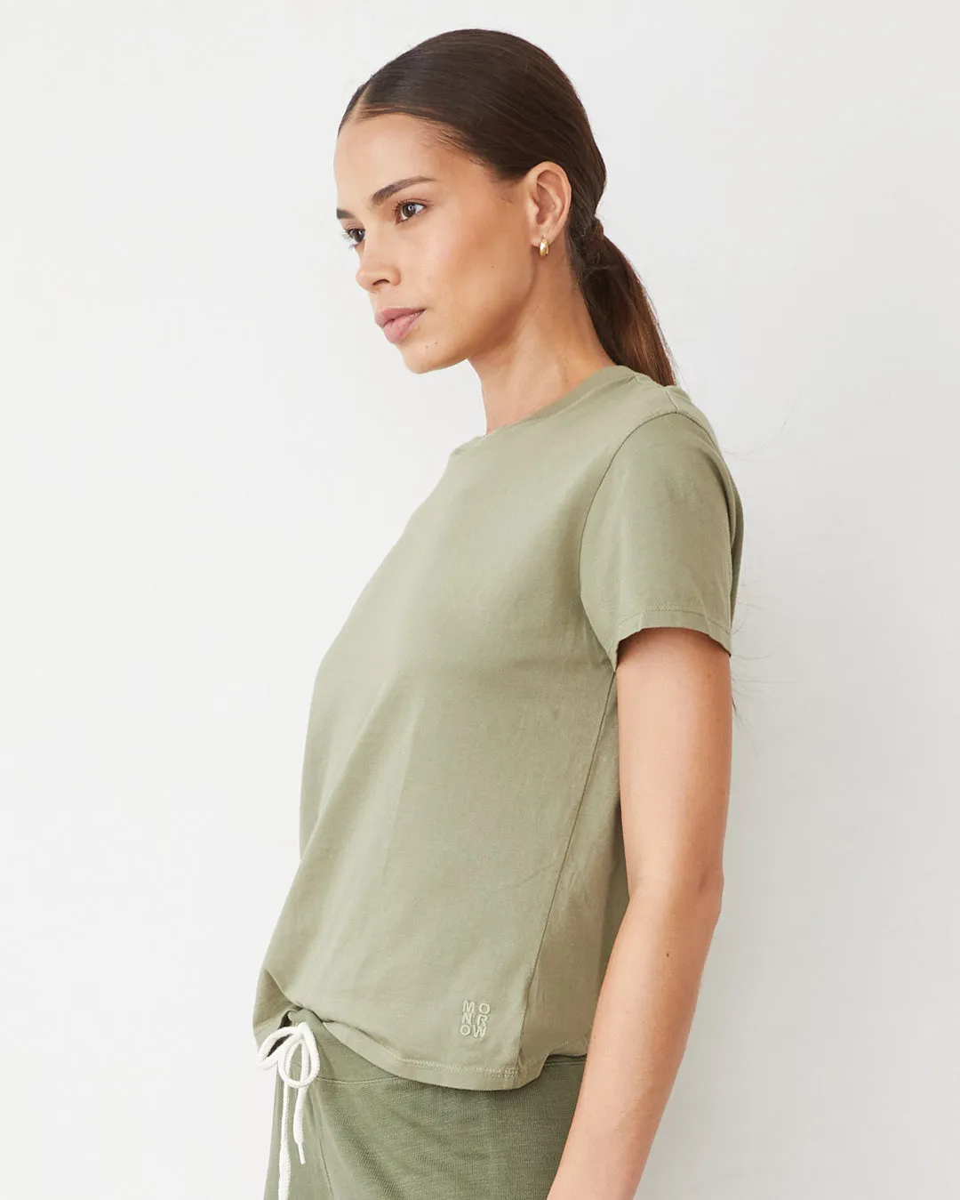 Crisp Smart Fit Basic Crew Neck Tee