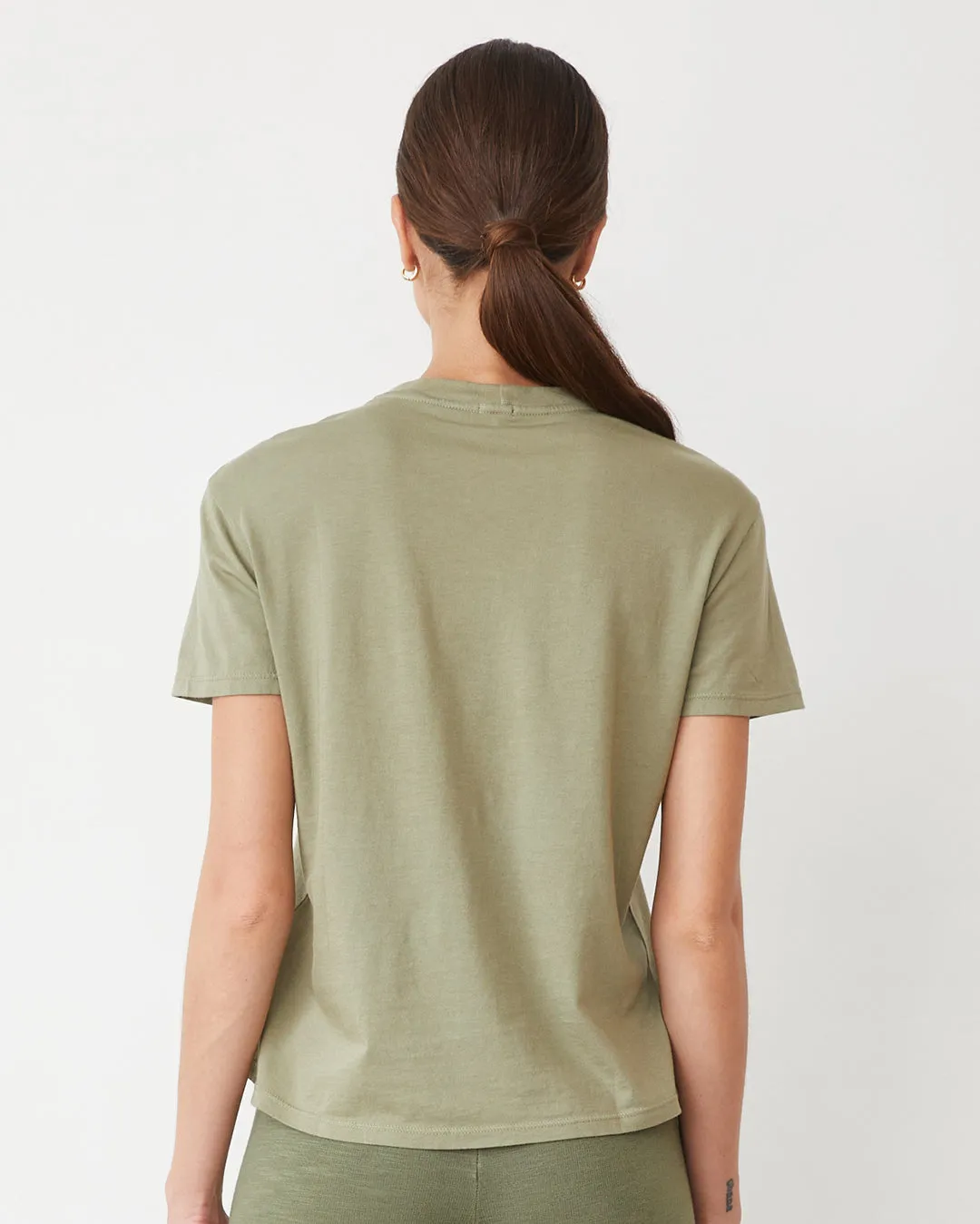 Crisp Smart Fit Basic Crew Neck Tee