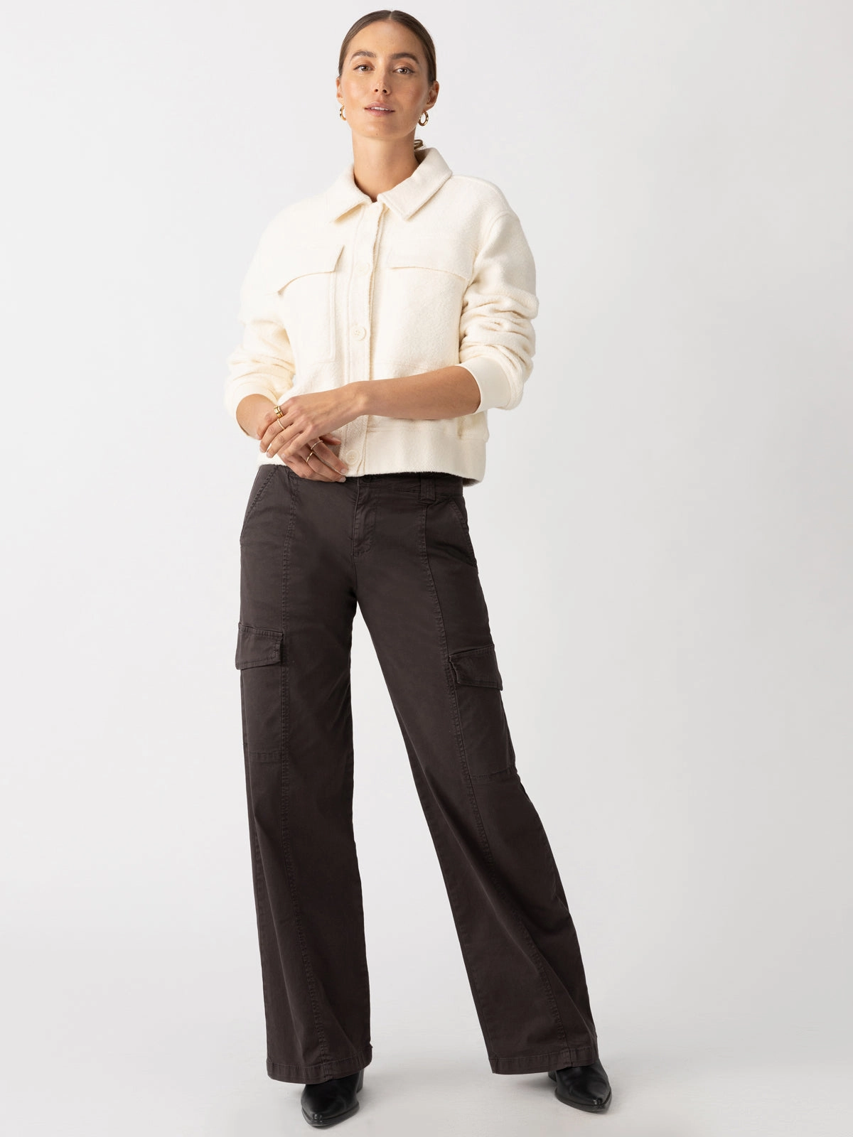 Cruise Knit Jacket Chalk Lightweight Warmth