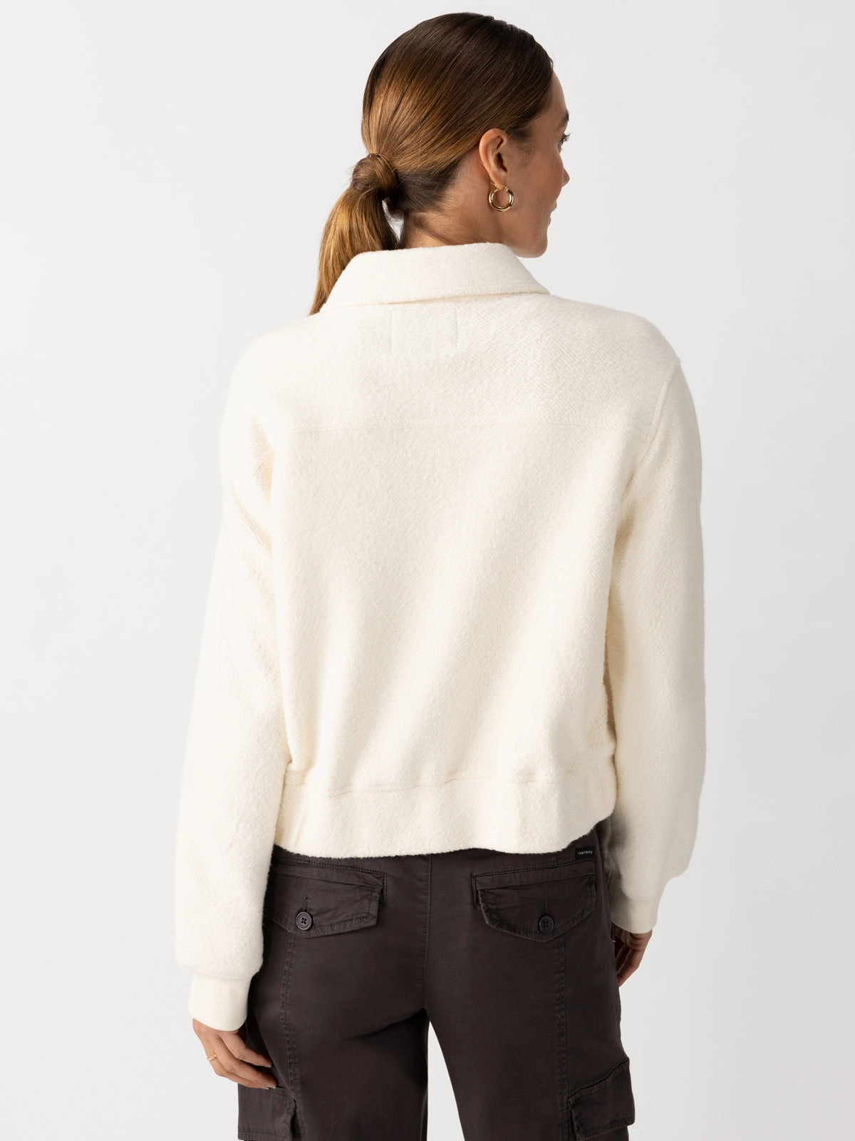 Cruise Knit Jacket Chalk Lightweight Warmth
