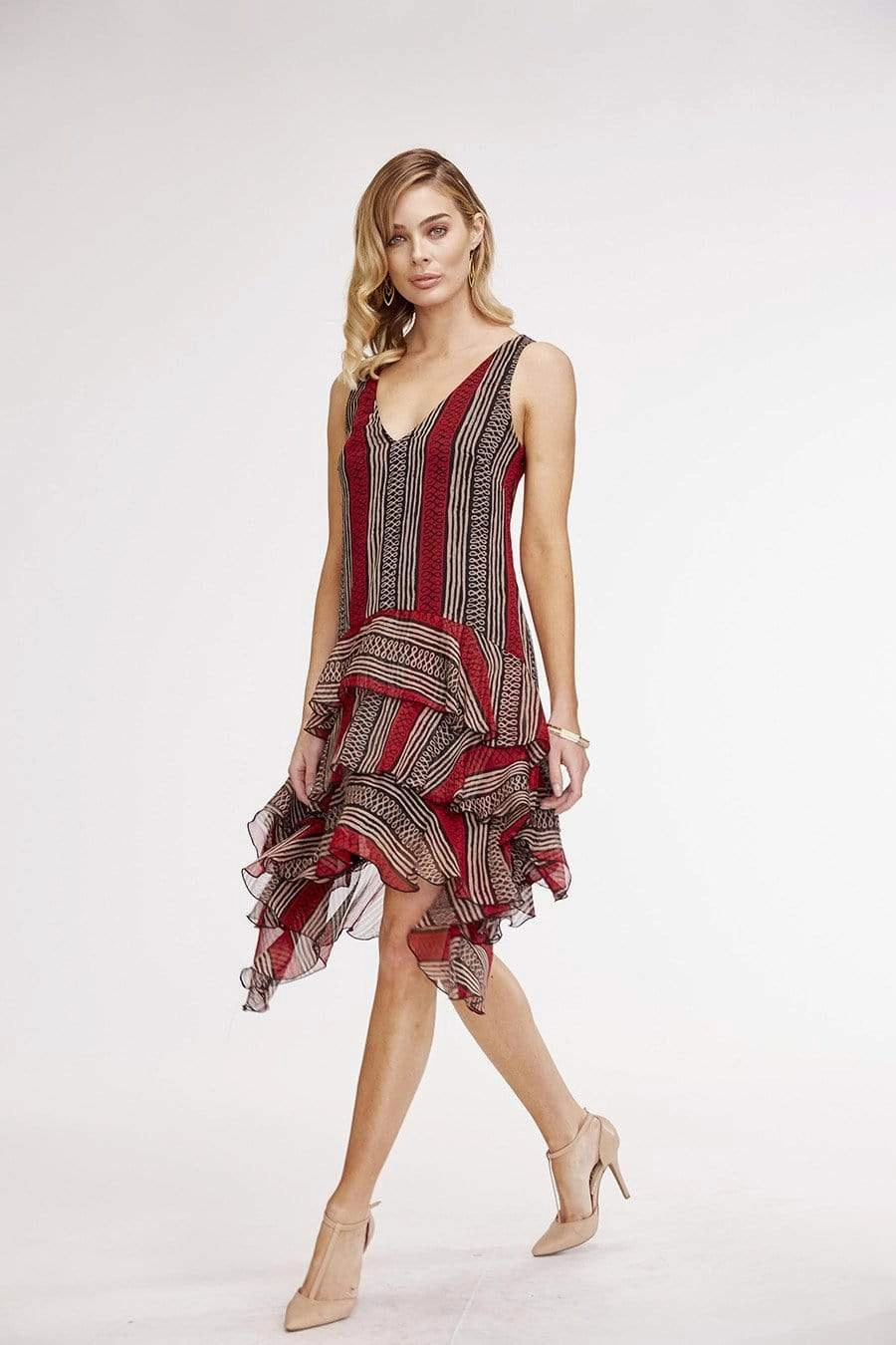 Eva Franco Dress Tavin Dress in Admiral Stripe
