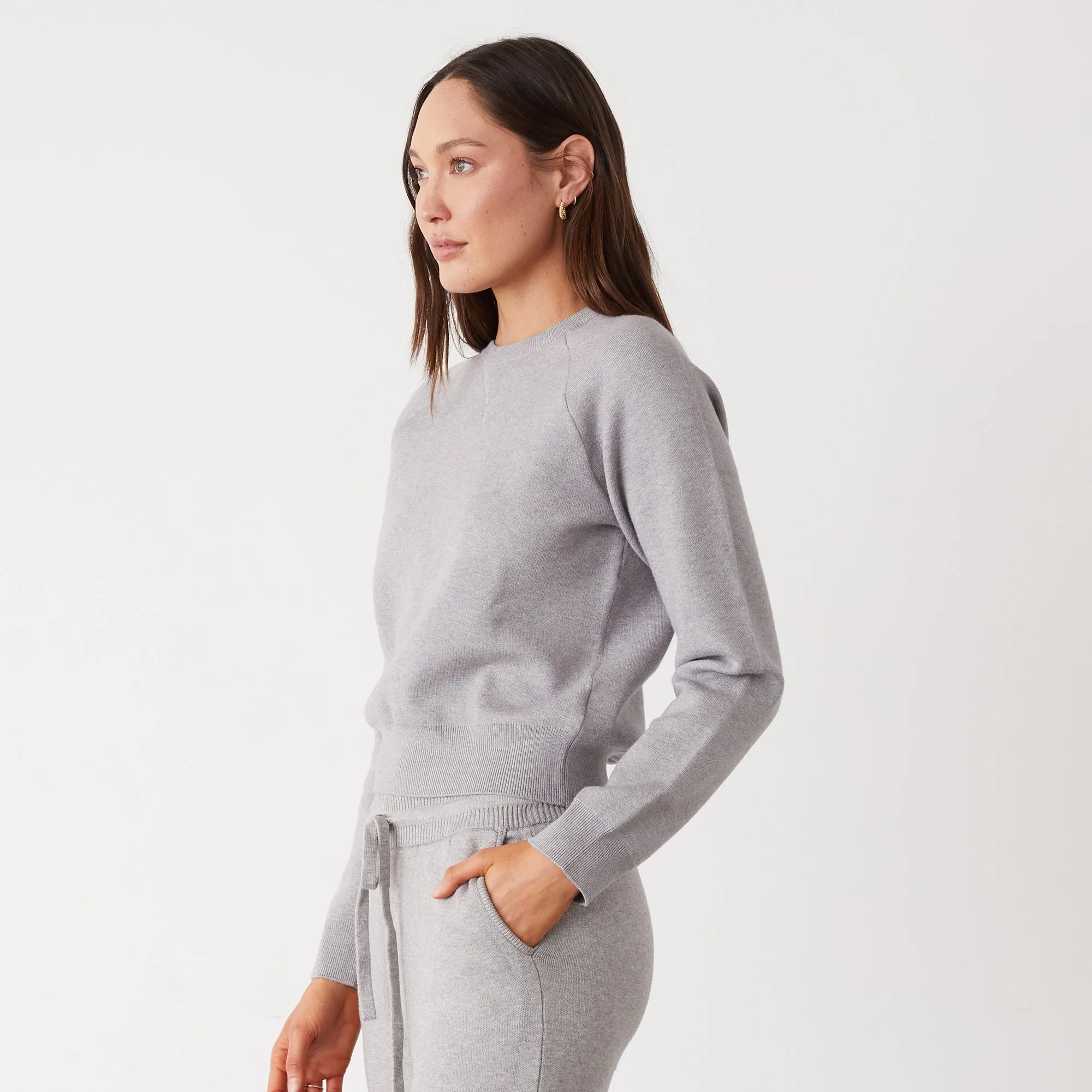 Daily Finish Soft Knit Raglan Sweater