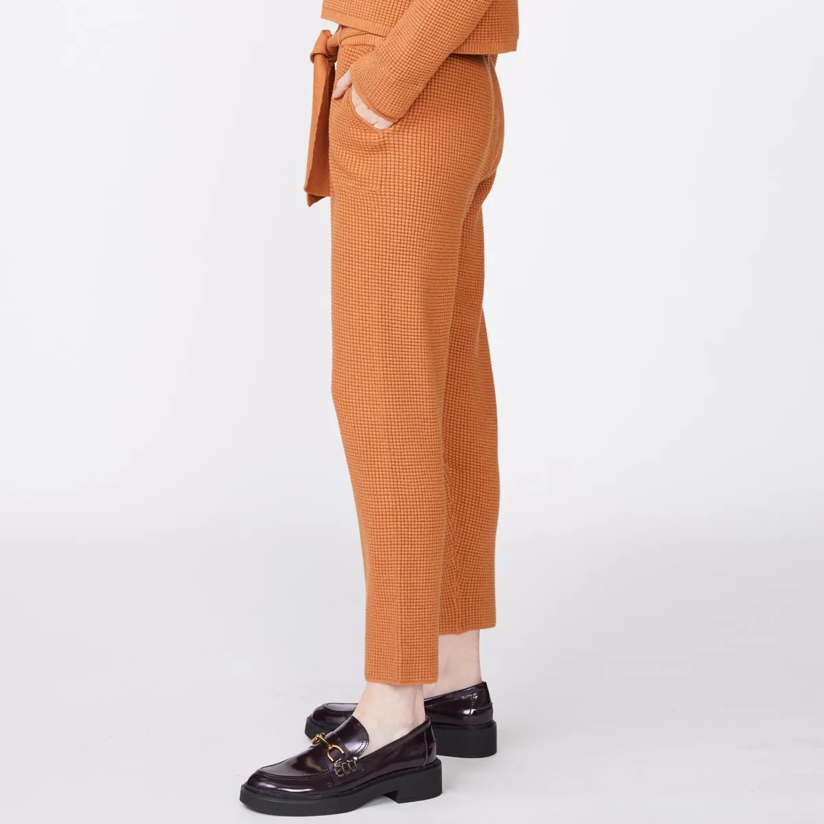 Daily Outfit Supersoft Sweater Knit Waffle Sweats