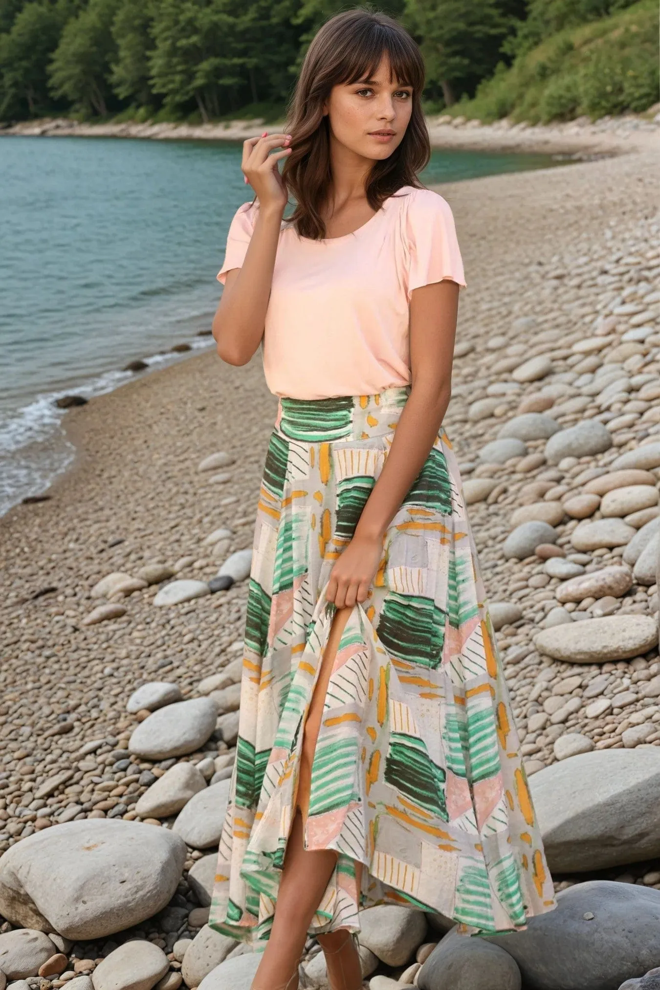 Eva Franco Skirt Daniel Skirt - Rum Baba