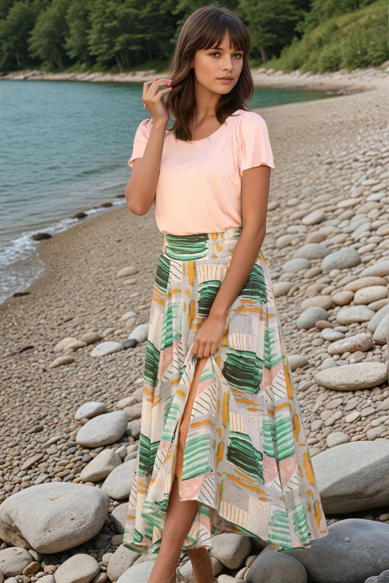 Eva Franco Skirt Daniel Skirt - Rum Baba