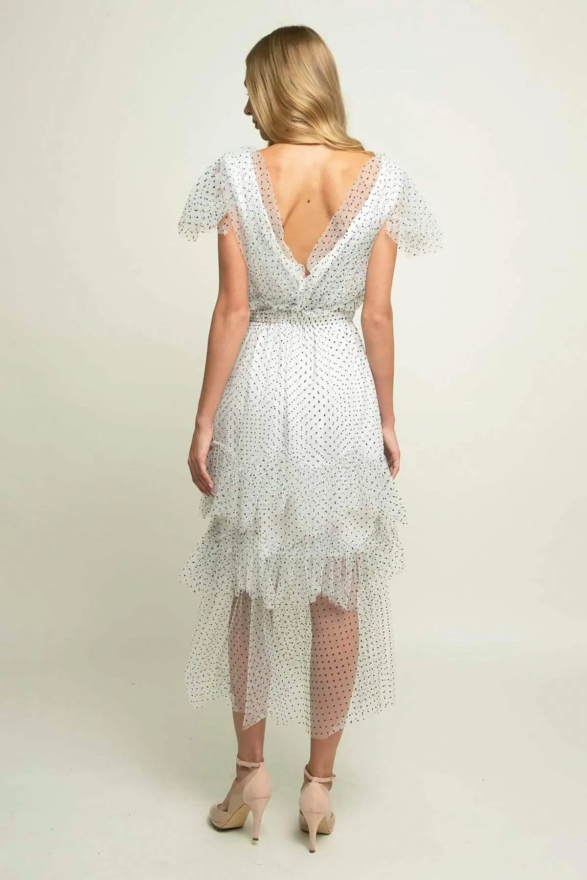 Darling Dress - Macaroon Dot Exposed Zip