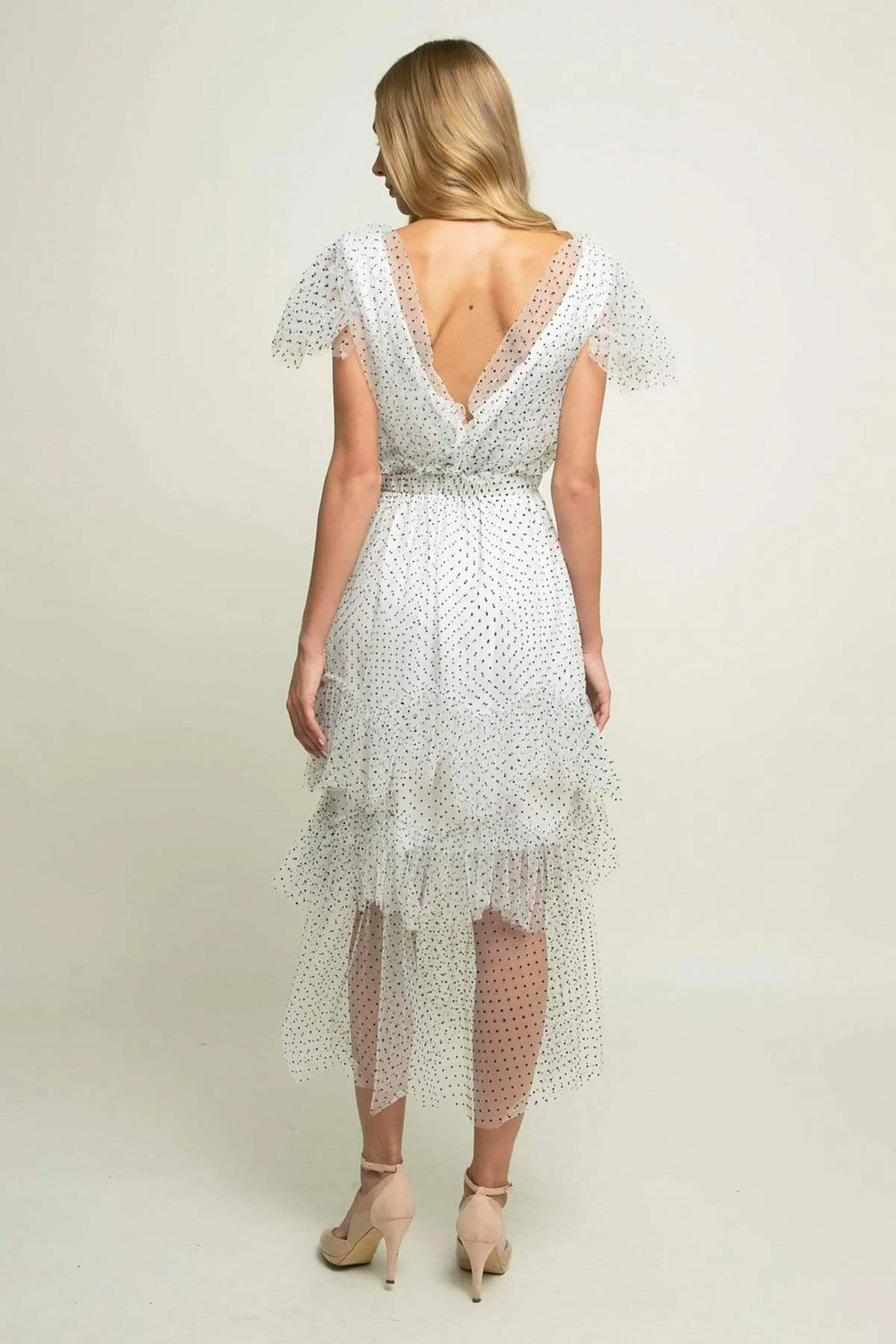 Darling Dress - Macaroon Dot Exposed Zip