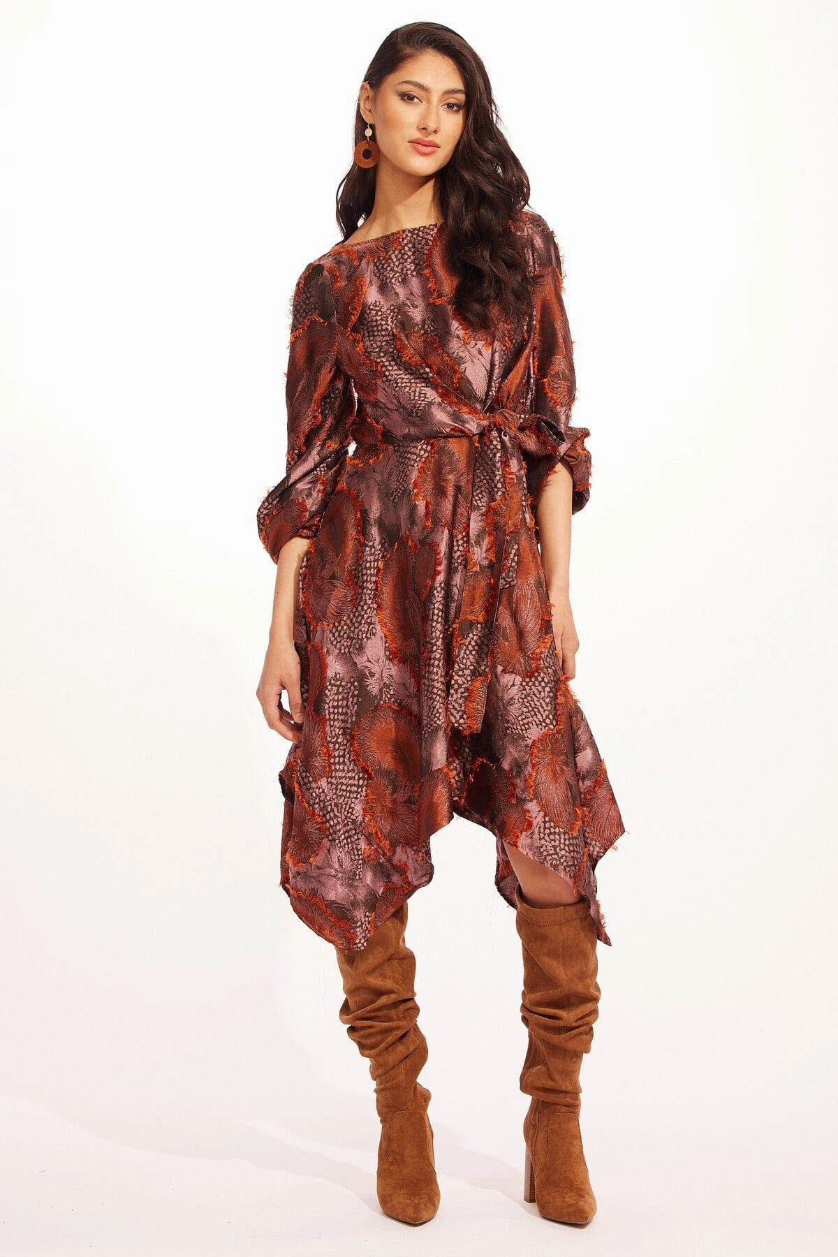 Nordic Edge Sandy Dress - Copper Plume