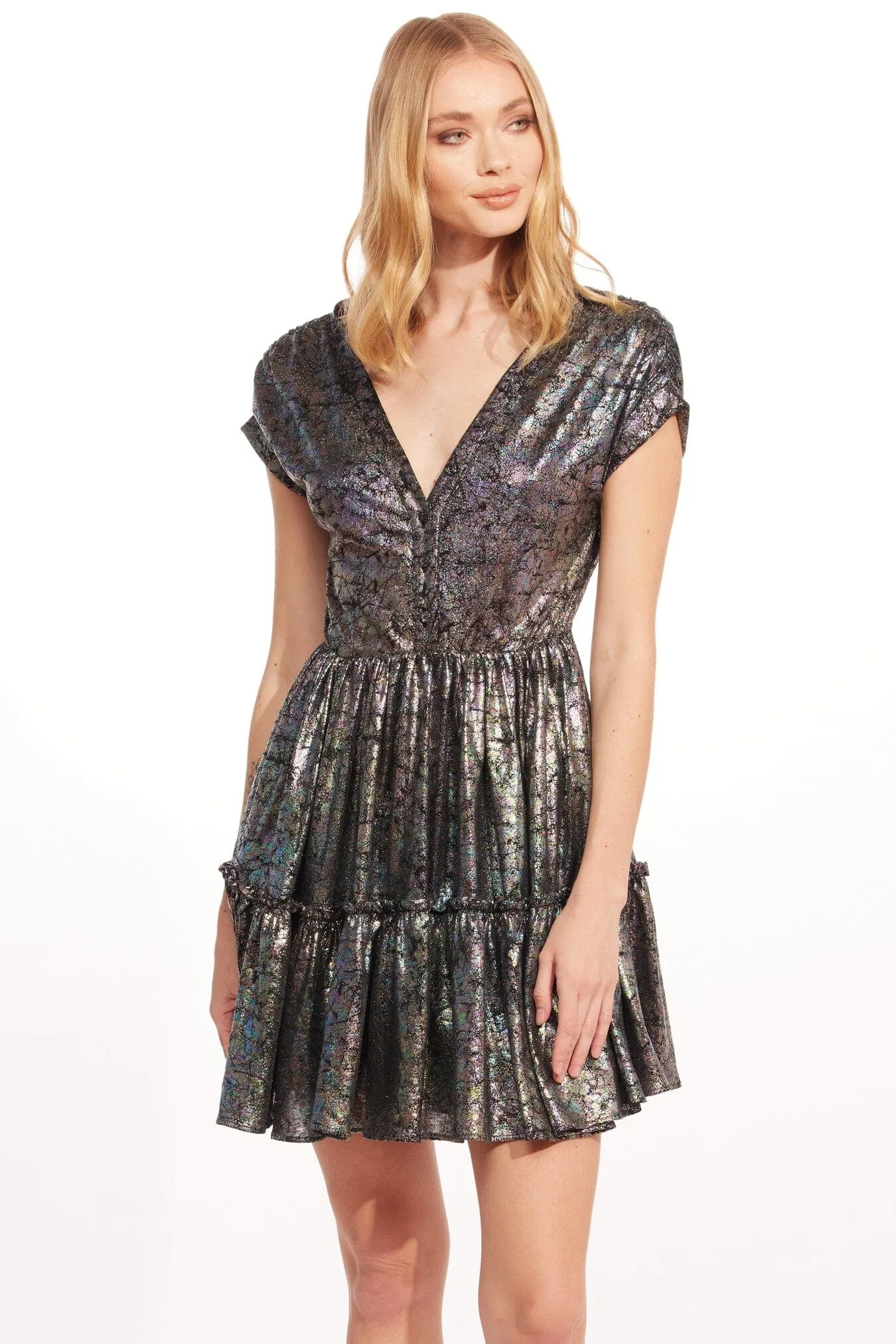 Breath Soft Ulani Mini Dress - Pyrite