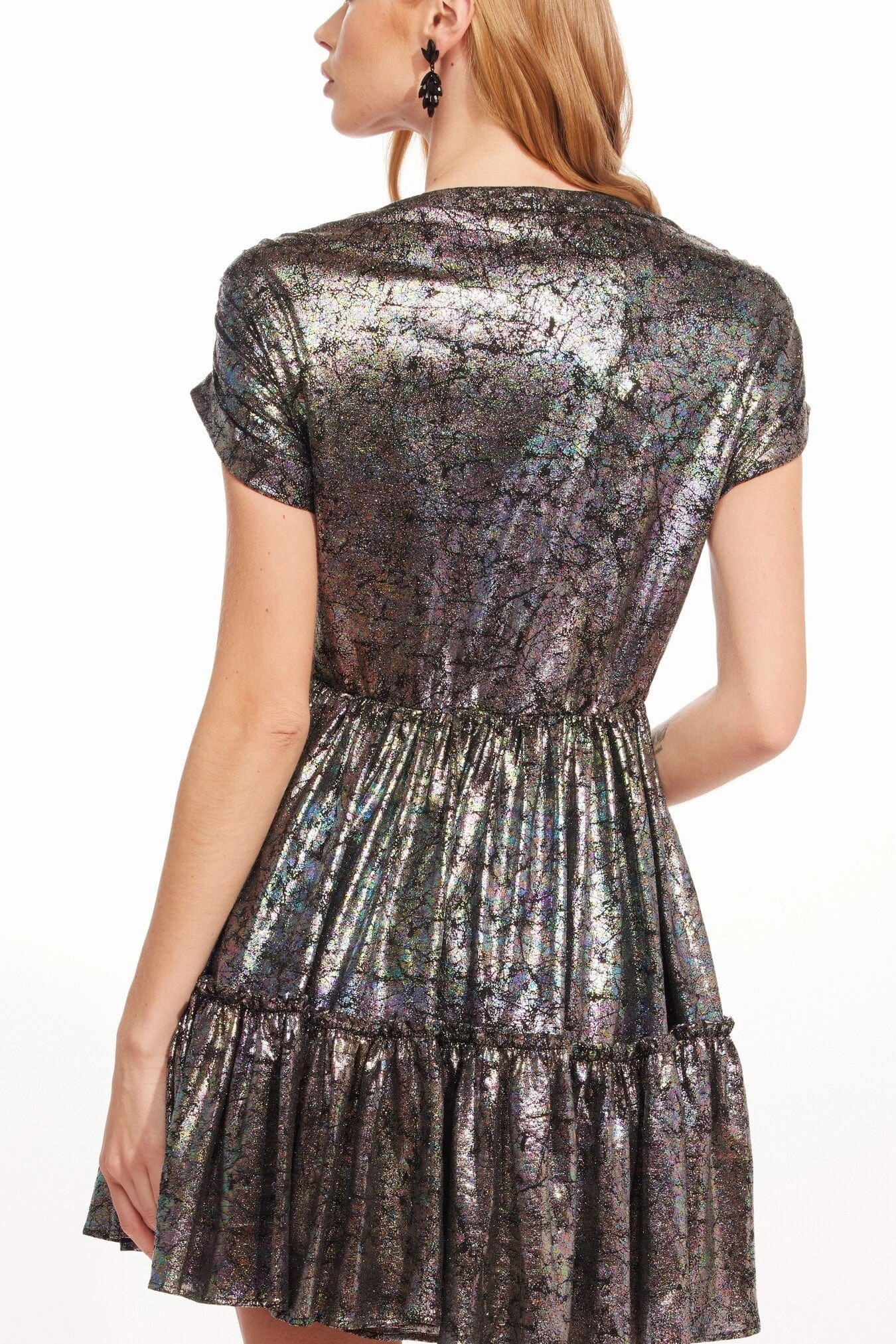 Dazzle Edge Ulani Mini Dress - Pyrite