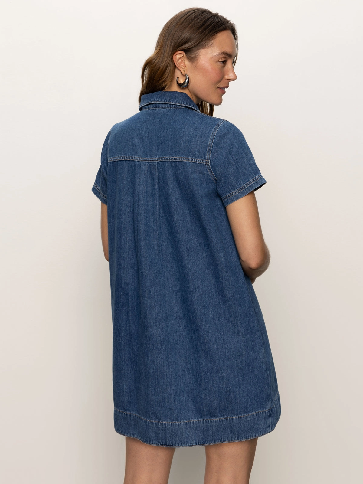 Denim Shiftdress Medium Wash Wear Often